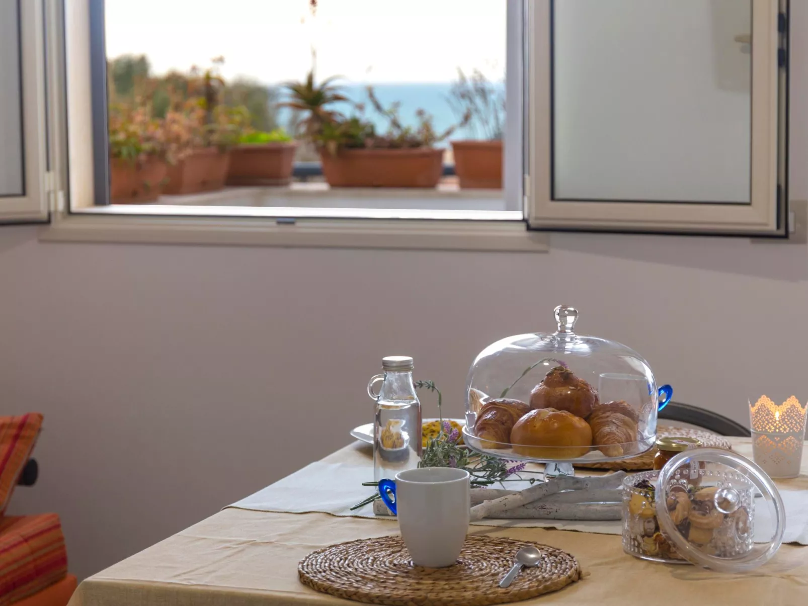 Wohnung für 4 Personen mit Meerblick-Drinnen