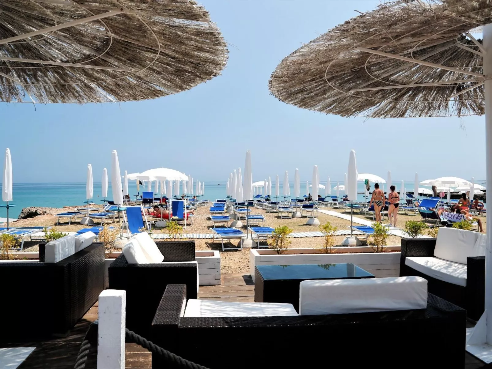 Weißes Haus im Salento