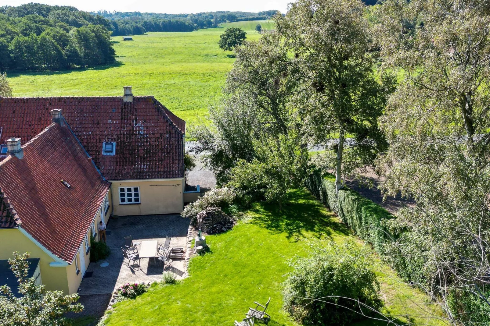 7 Personen Ferienhaus in Tranekær-By Traum-Außenbereich