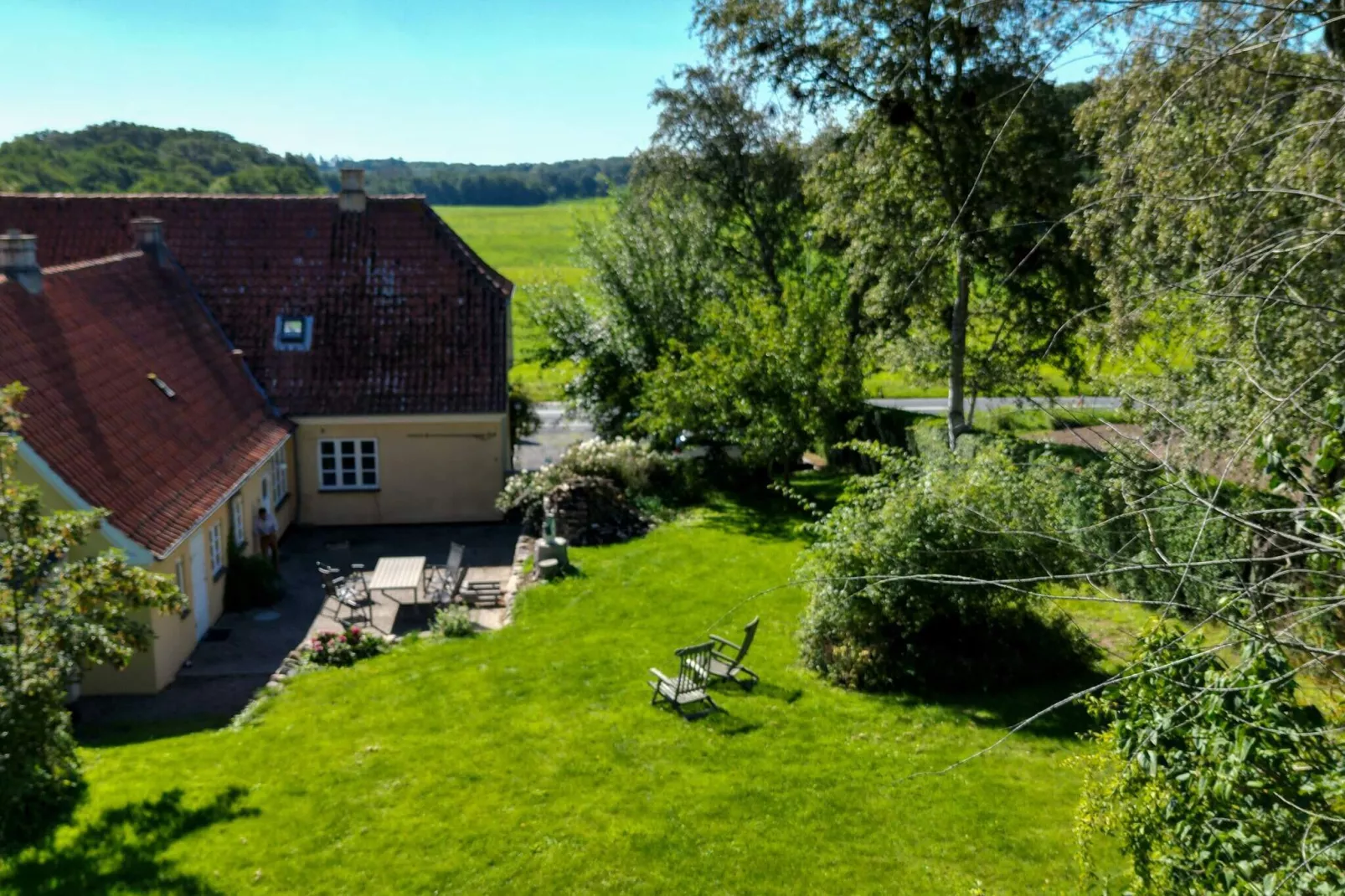 7 Personen Ferienhaus in Tranekær-By Traum-Außenbereich
