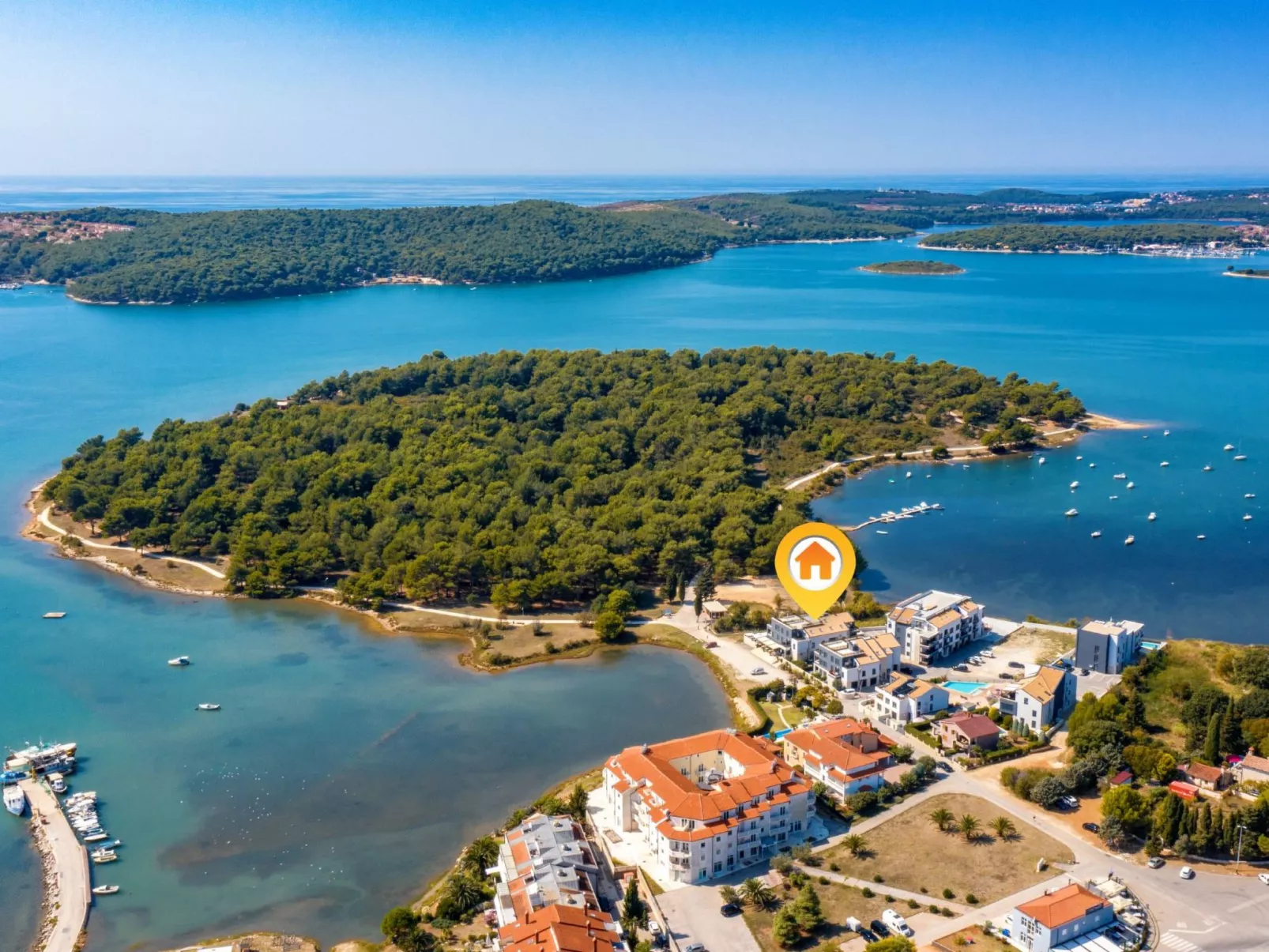 Für 6 Personen ca. 70 m&sup2; in Medulin, Istrien (Medulin und Umgebung) - Dehors