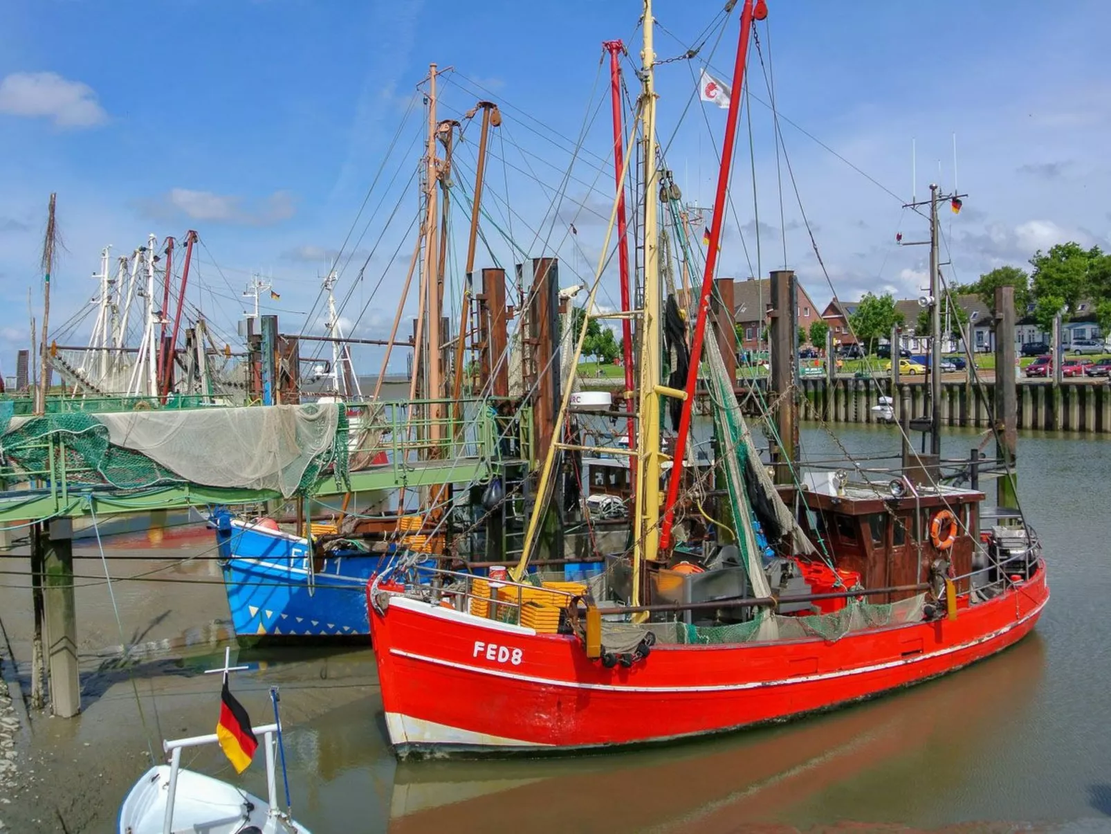 In Burhave mit Großer Terrasse-Outside
