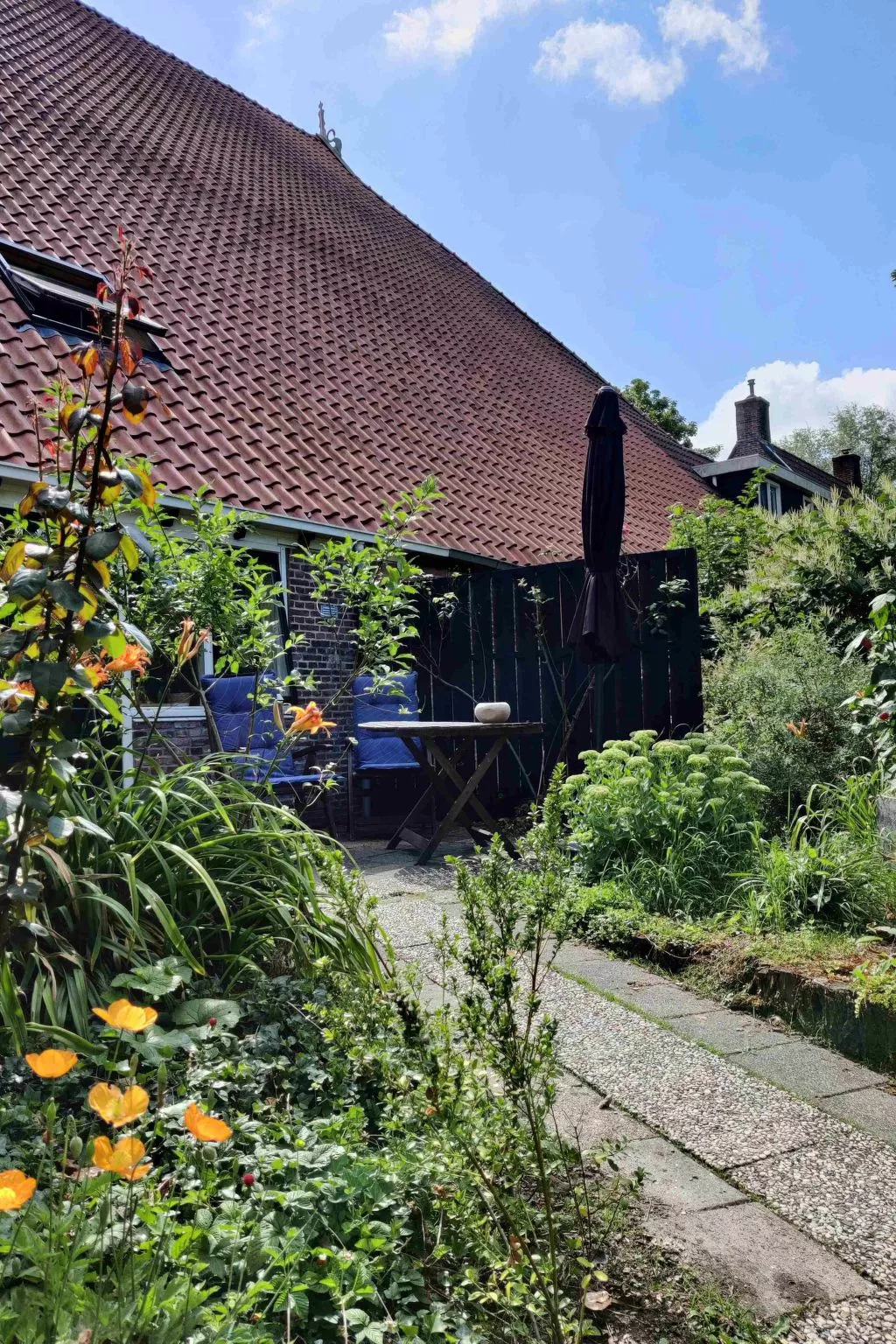 Appartement in Leeuwarden mit Privater Terrasse-Draußen