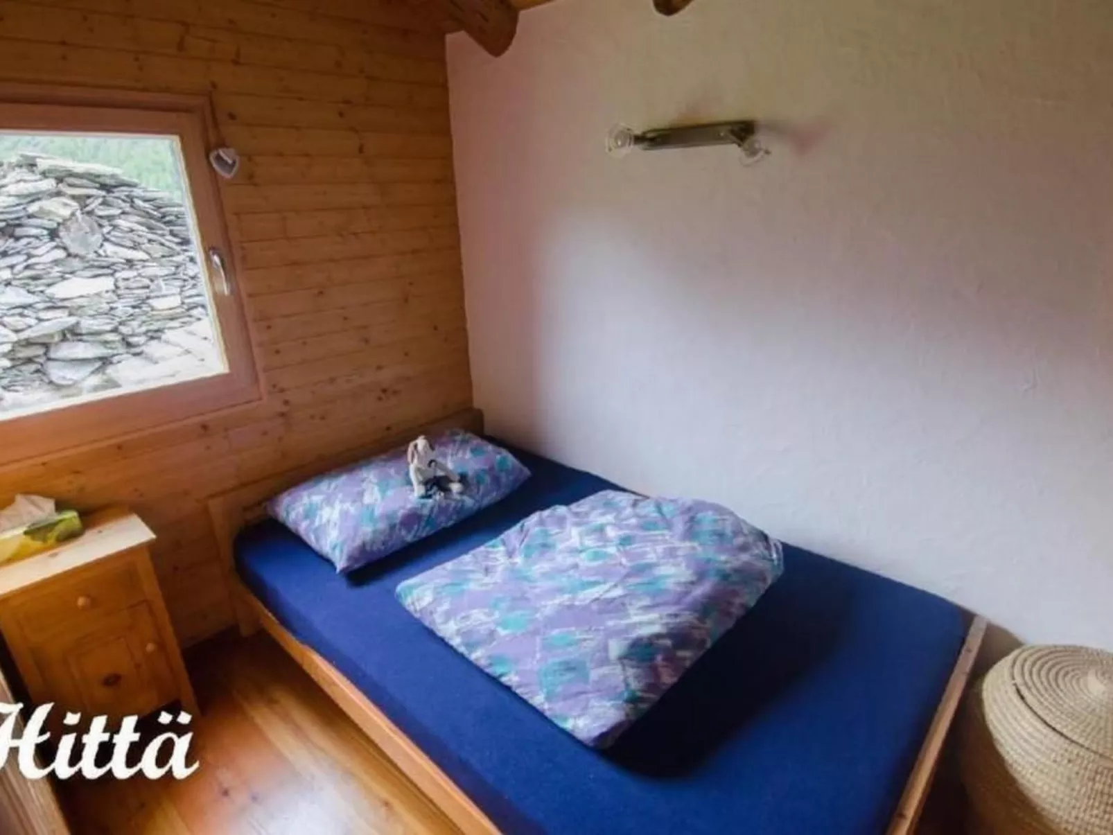 Alphütte Hittä in Simplon-Dorf im sonnigen Wallis-Drinnen