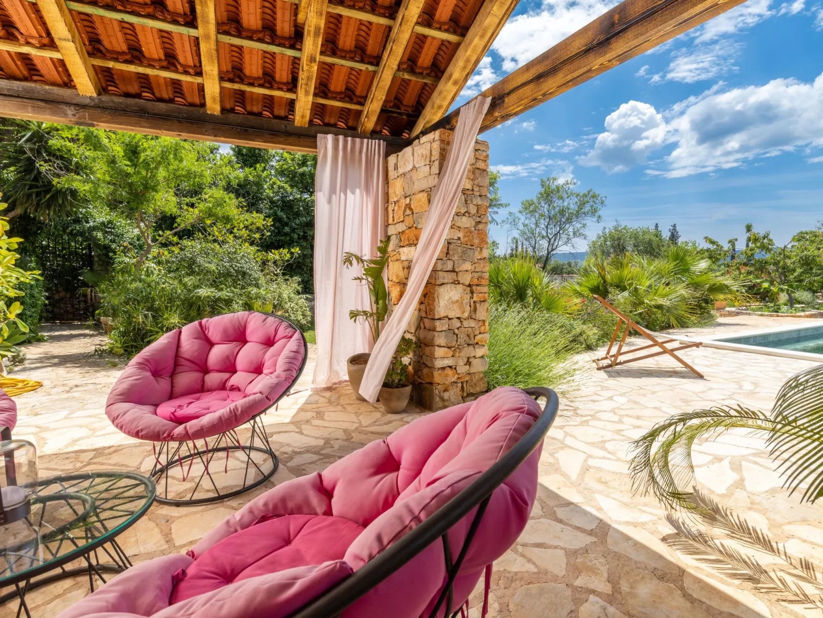 In Rudina mit Privatem Pool-Draußen