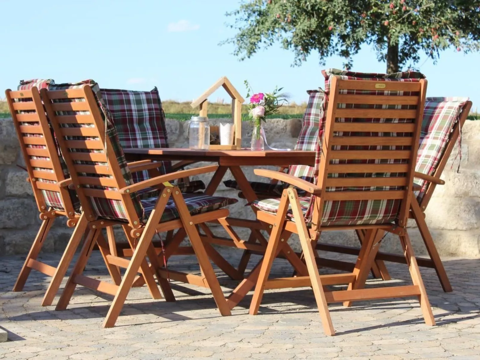 Wohnung in Creglingen mit Terrasse und Garten-Dedans