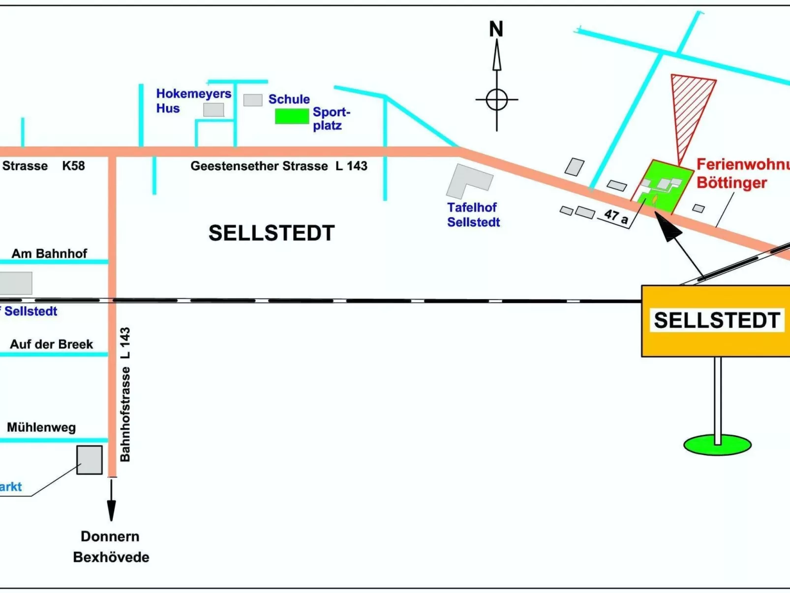 Zentrale Ferienwohnung mit Terrasse - Draußen
