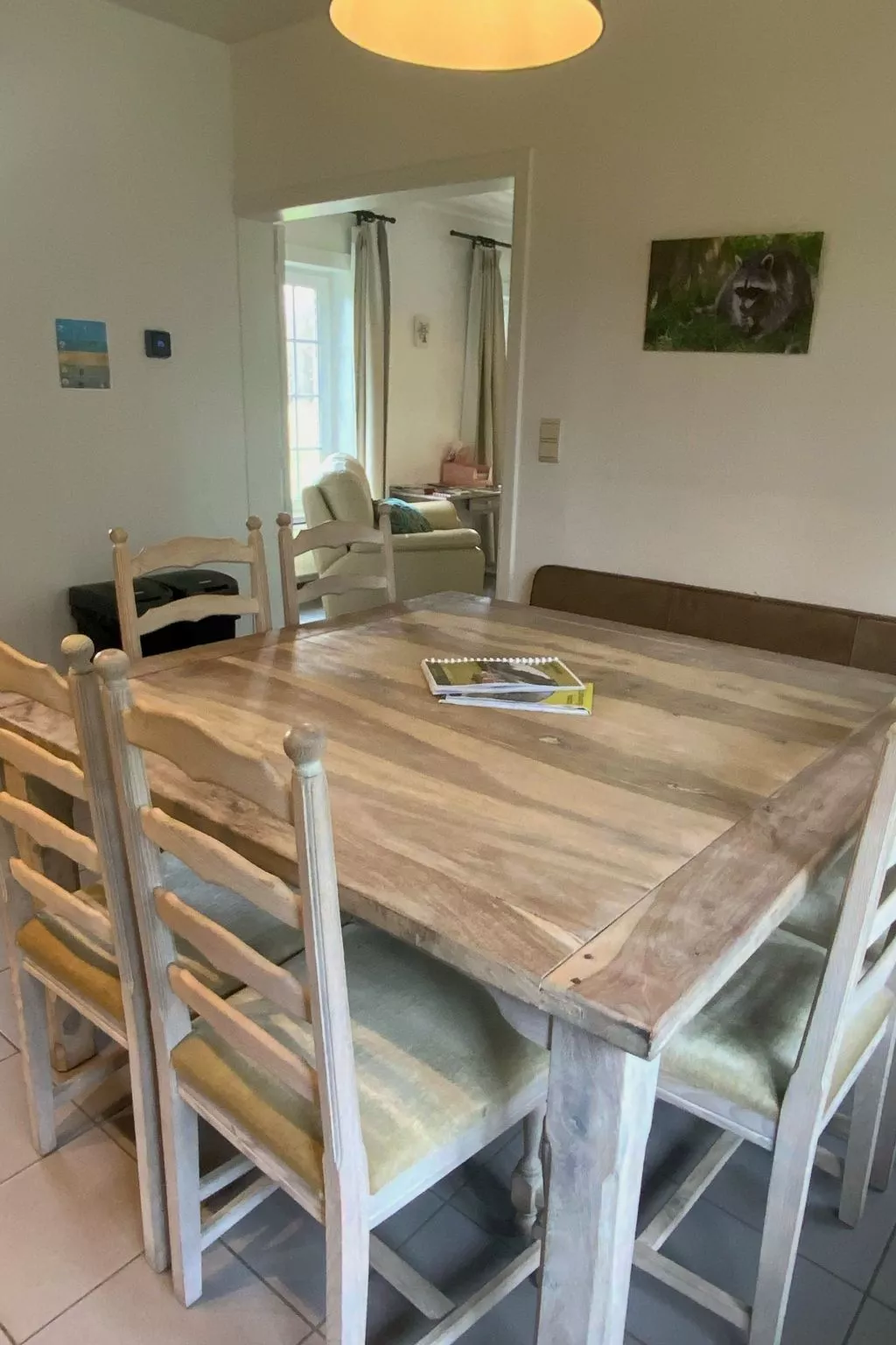 Heidebos für 8 Personen-Drinnen