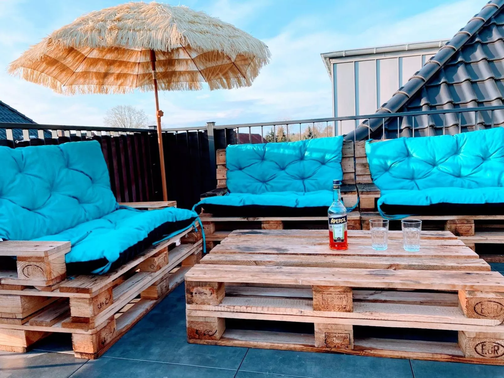 Luxus Penthouse im Grünen-Drinnen