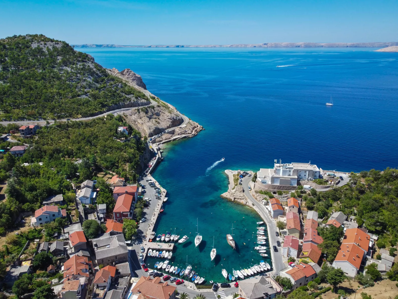 Für 6 Personen ca. 50 m&sup2; in Jablanac, Adriaküste Kroatien (Kvarner Bucht)-Environnement