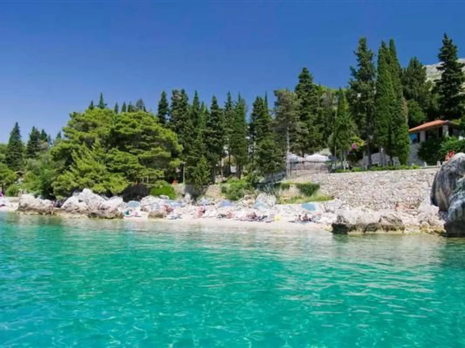 Wohnung "Celtis" mit Blick auf das Wasser-Draußen