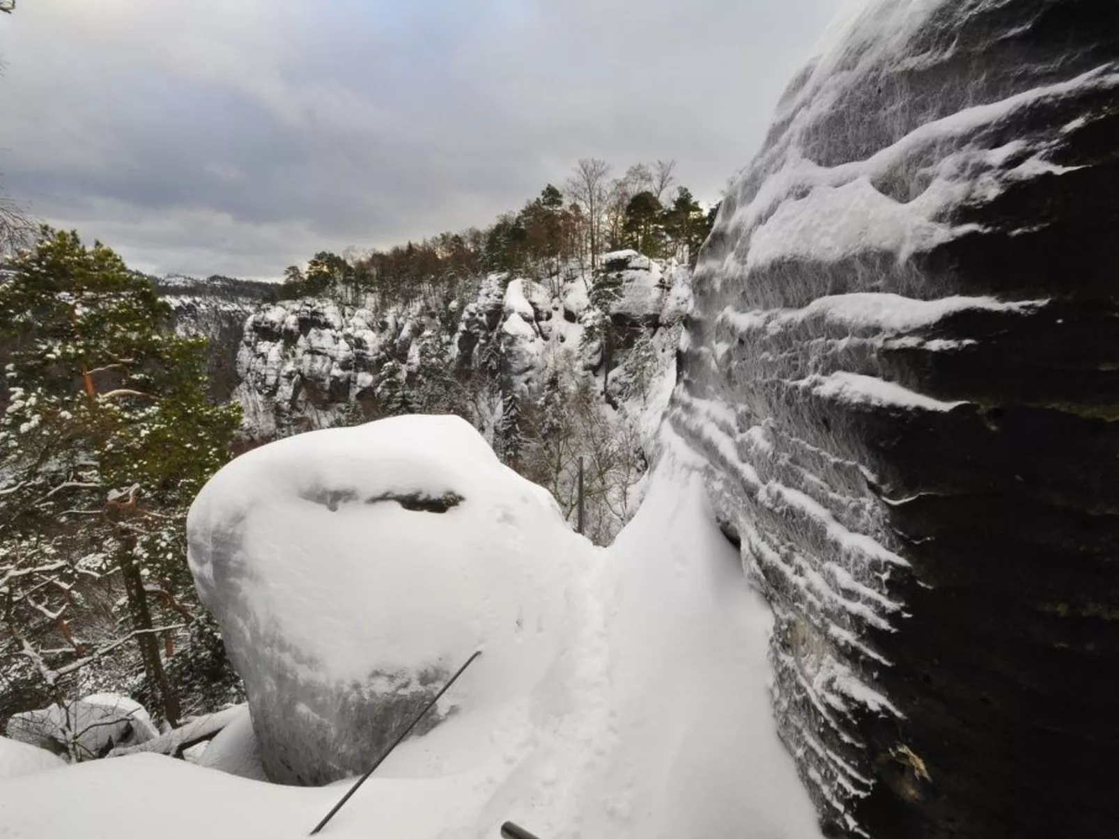 Panoramablick in Königstein-Drinnen