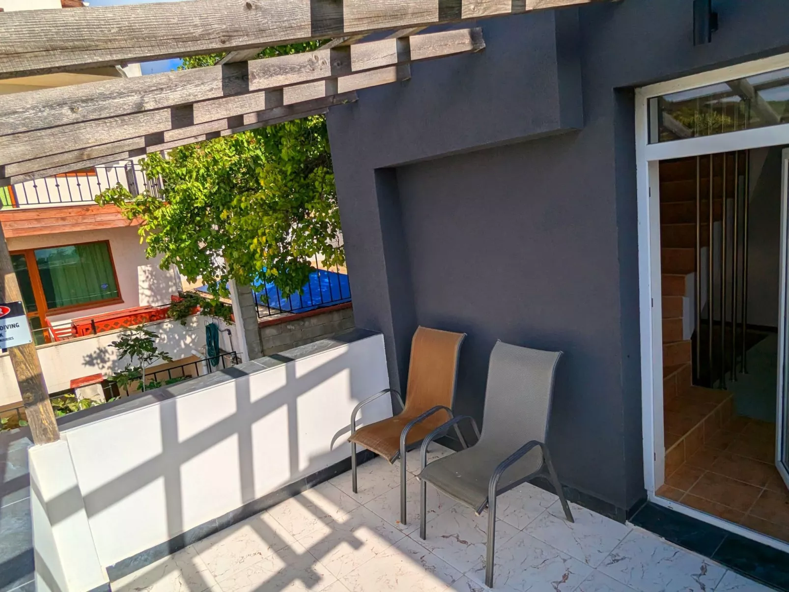 Familienvilla "Dionysus" mit Pool und Meerblick-Draußen