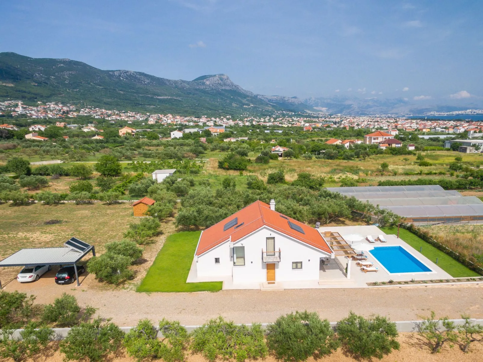 Villa "Cvita" mit eigenem Pool-Draußen