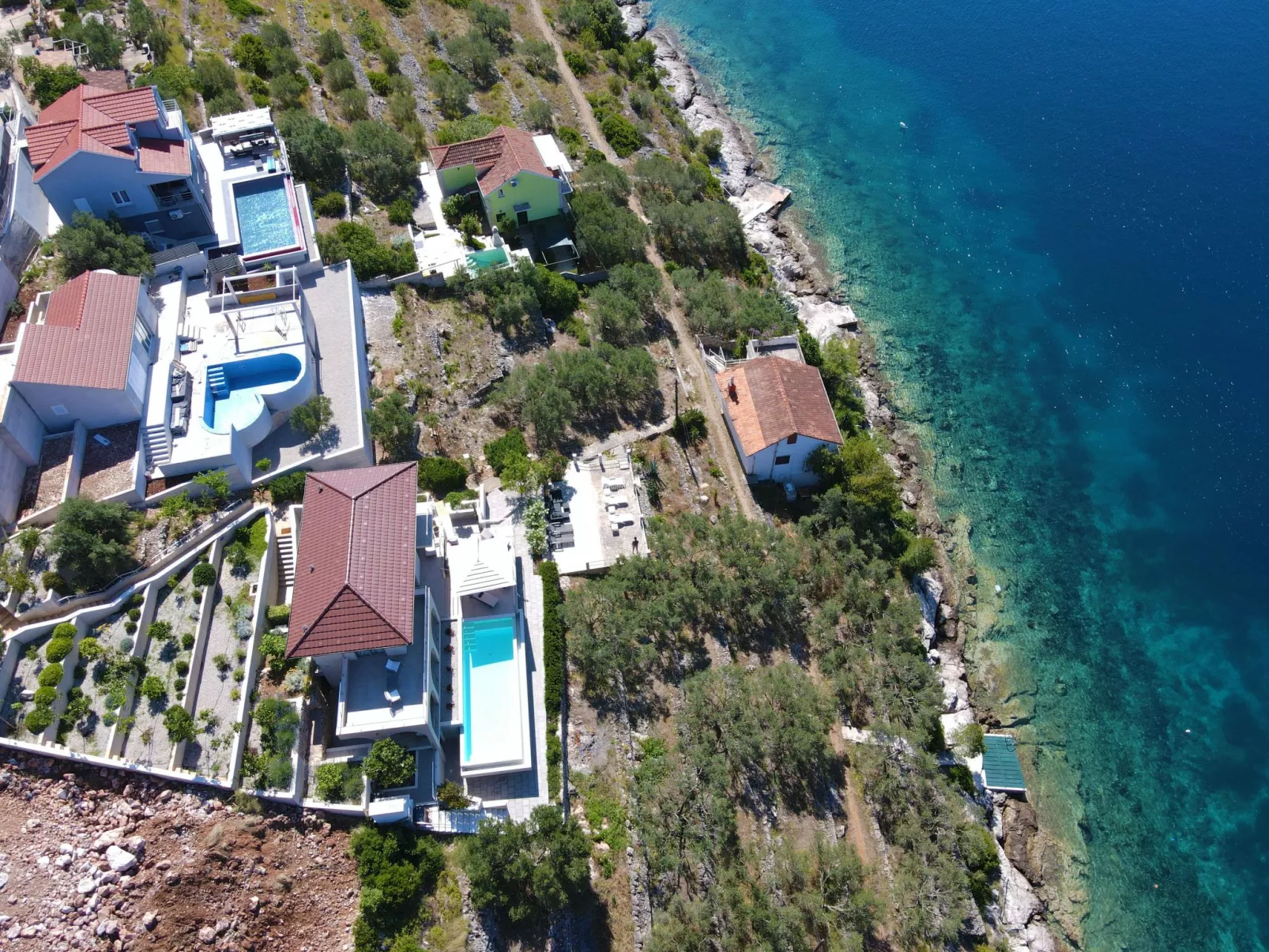 "vila Belveder" mit Infinity-Pool-Outside