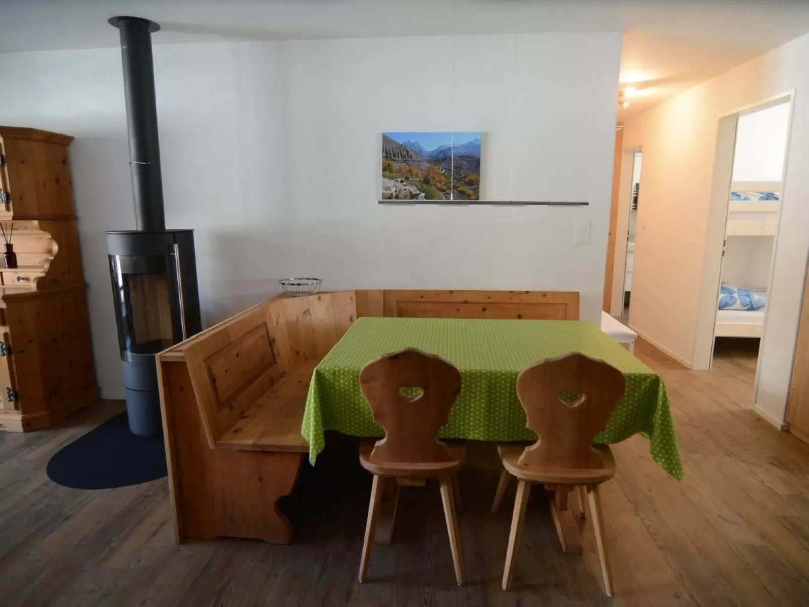 Chesa Brünella, Wohnung Belvair-Dedans