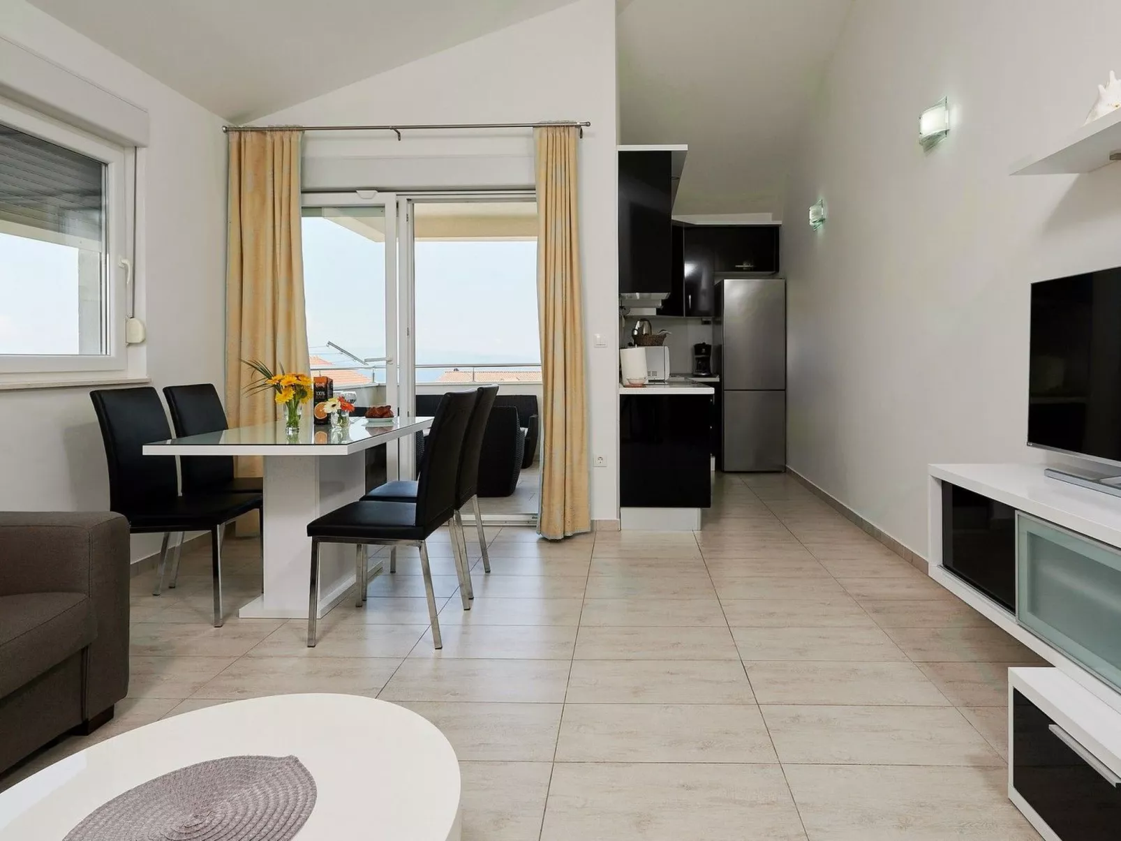 Appartement Adria mit Meerblick und Gemeinschaftspool-Inside