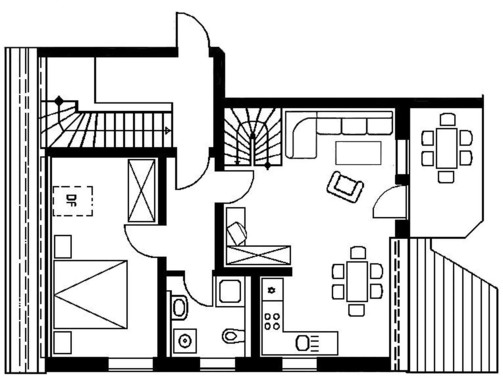 Moderne Wohnung in Karlshagen mit Grill und Garten-Dedans