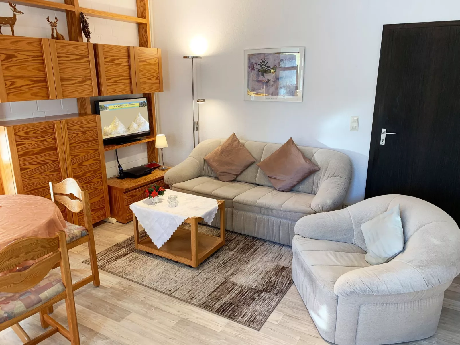 Fewo für 2 Personen mit Wintergarten-Drinnen