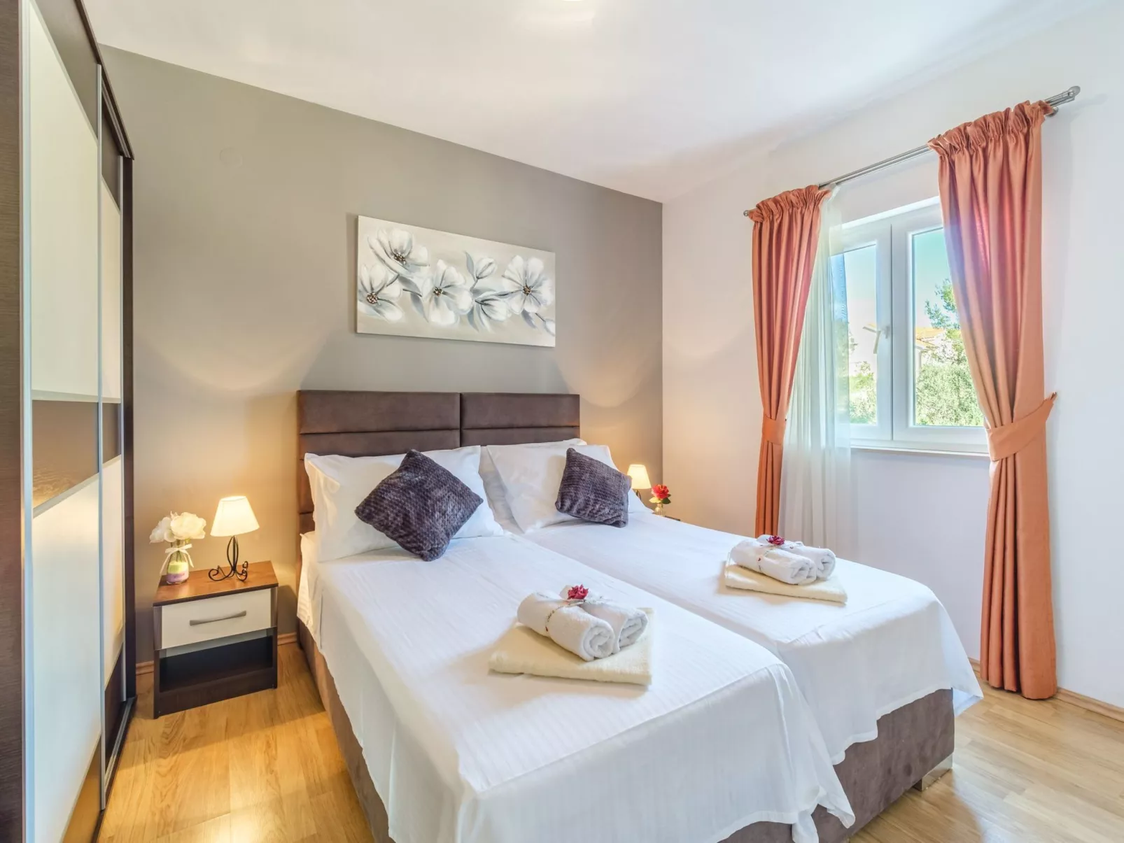 Für 5 Personen ca. 42 m&sup2; in Supetar, Adriaküste Kroatien (Kroatische Insel-Drinnen