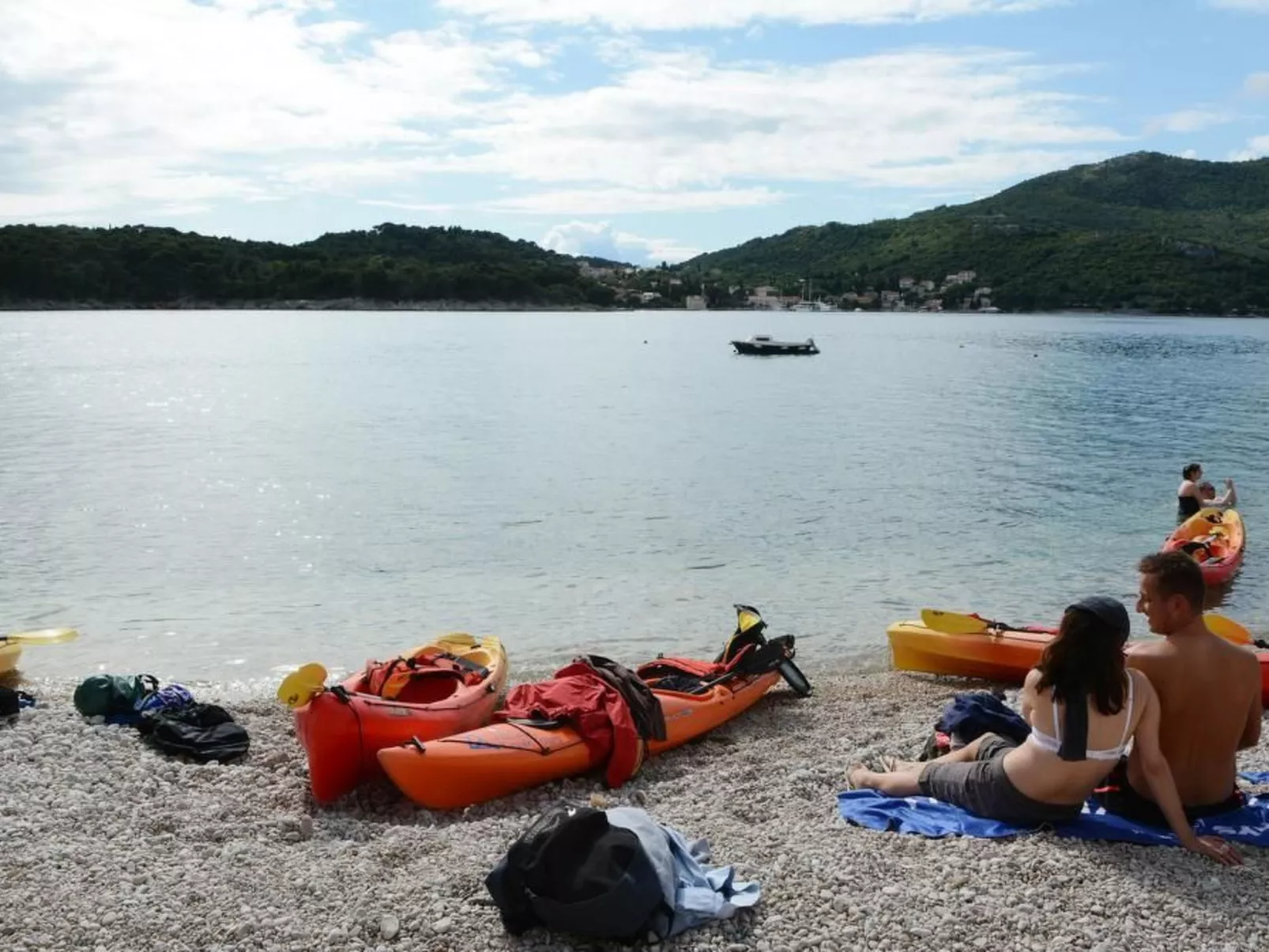Großes Ferienhaus mit Terrasse und Garten-Outside