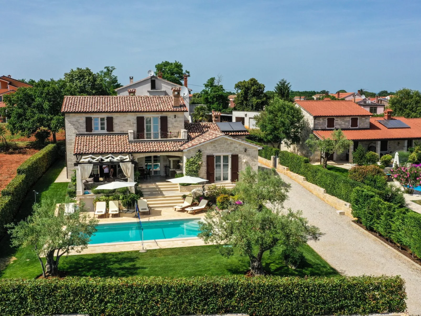 Villa Elizabet bei Porec mit Pool-Dehors