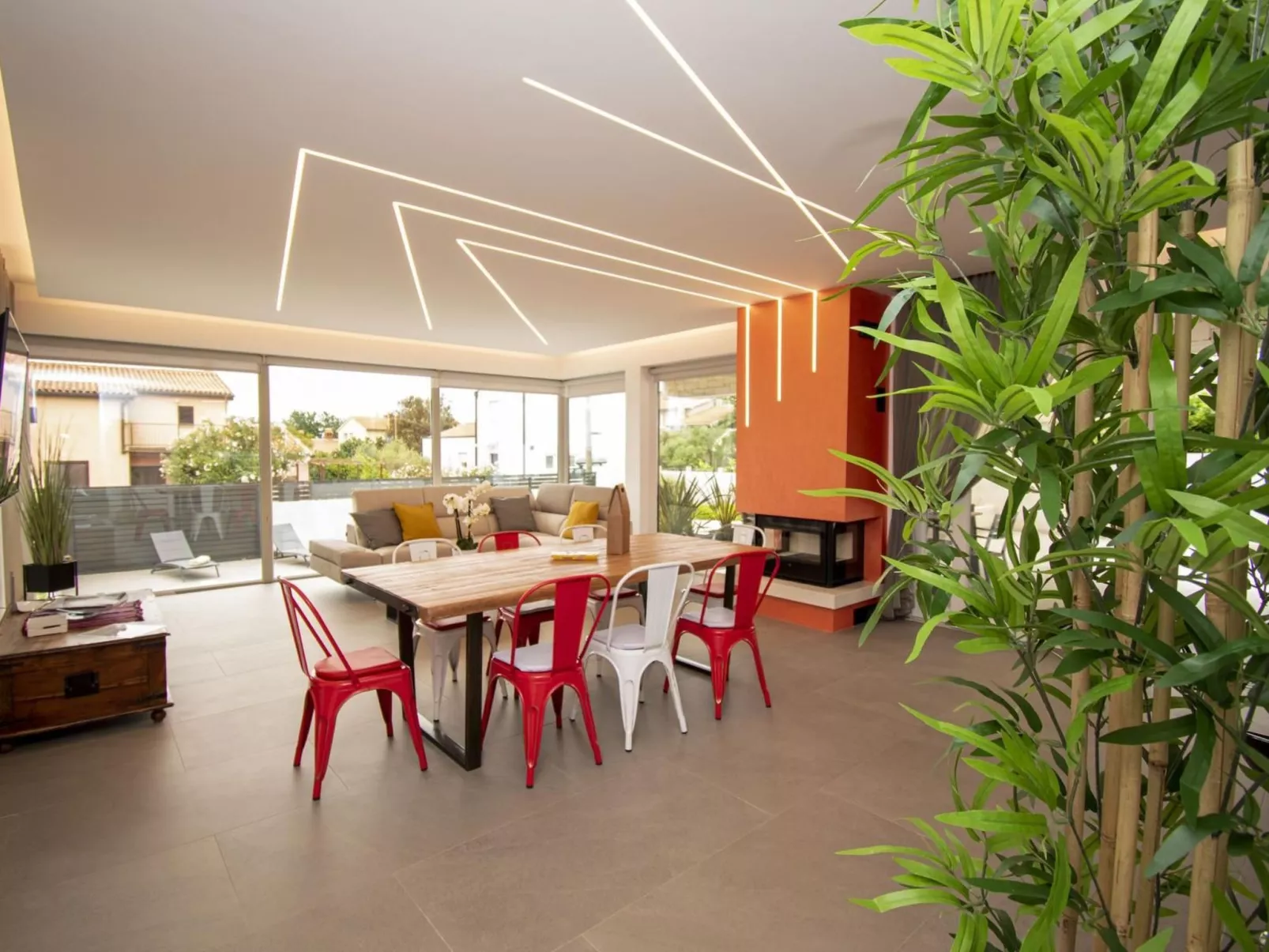 Schöne Villa im Dorf Ližnjan-Drinnen