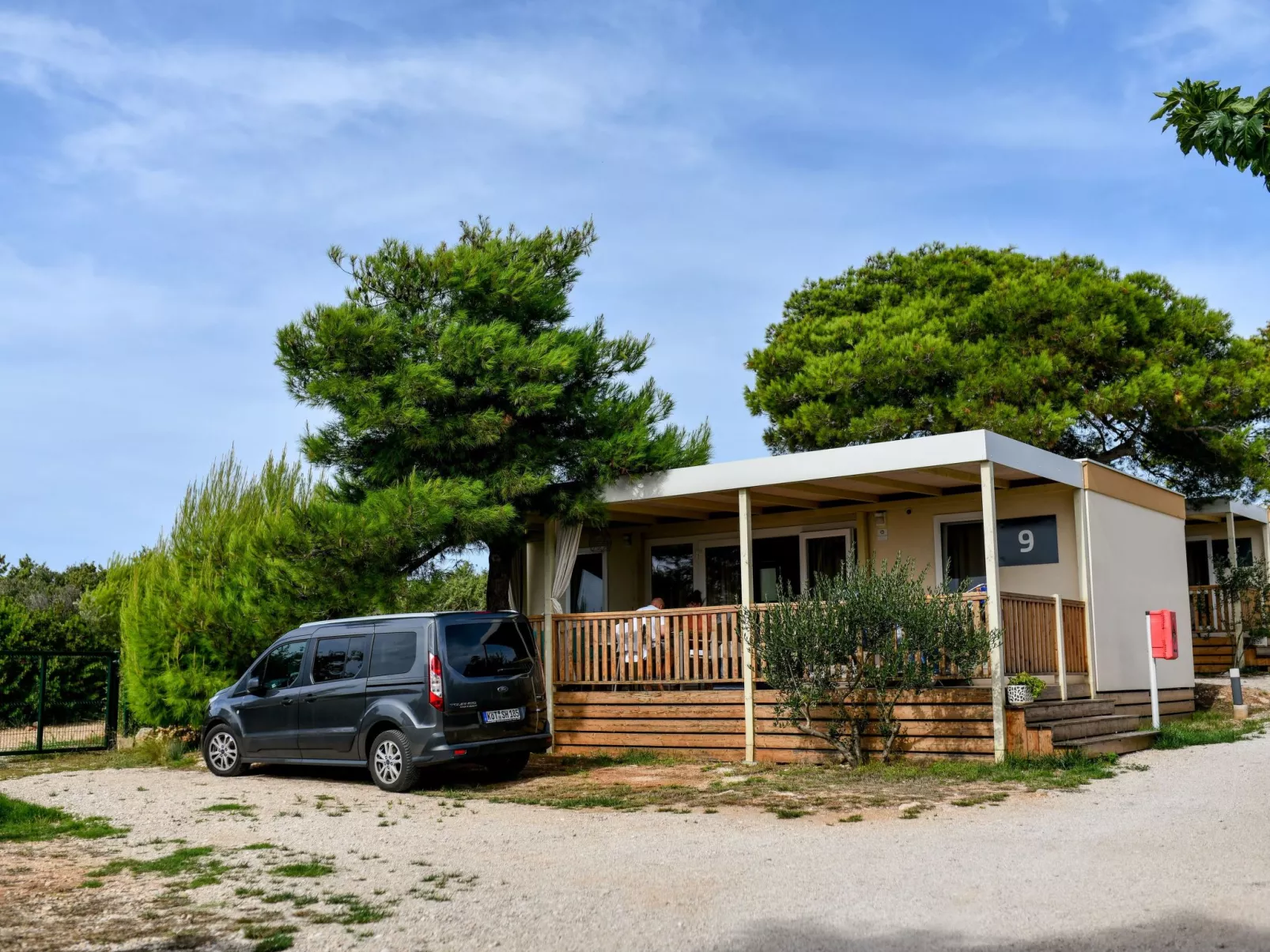 Mobilheim direkt am Strand-Drinnen