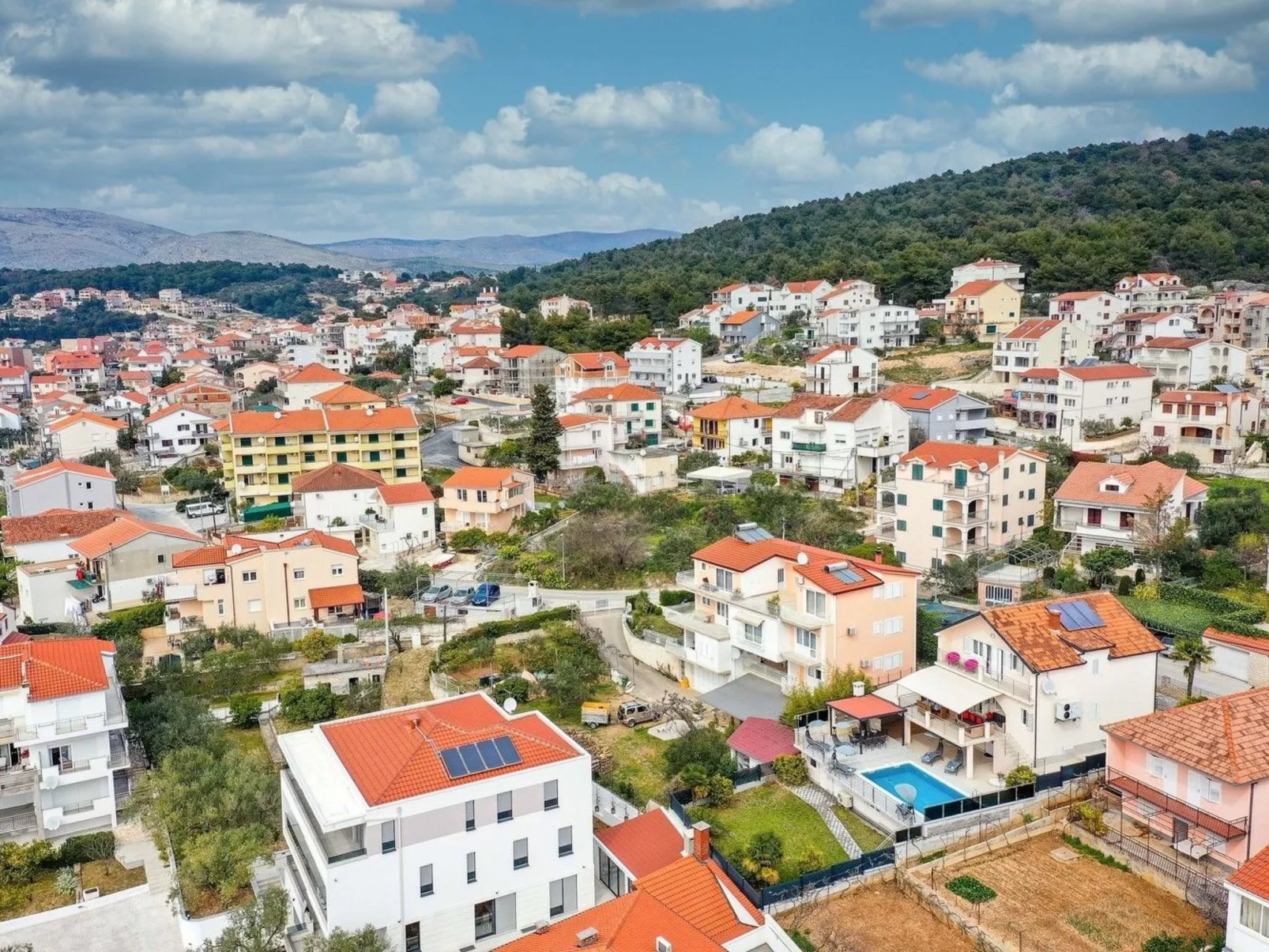 Villa Urban in Trogir mit privatem beheiztem Pool-Dedans