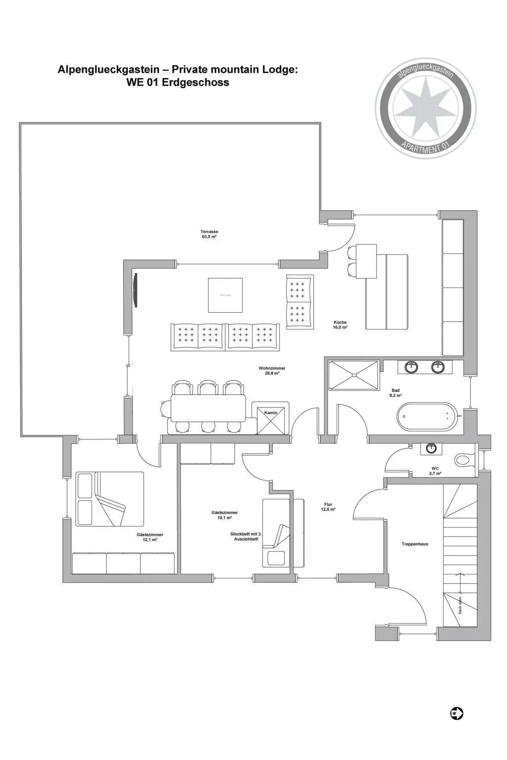 Alpenglück Gastein-Inside