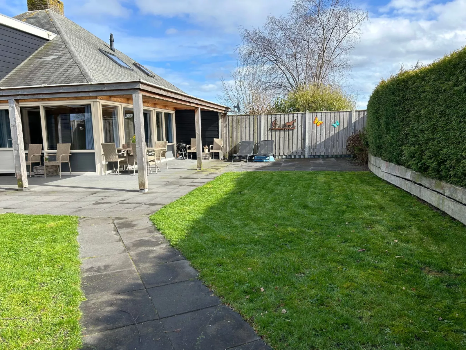 In einem familienfreundlichen Ferienpark-Outside