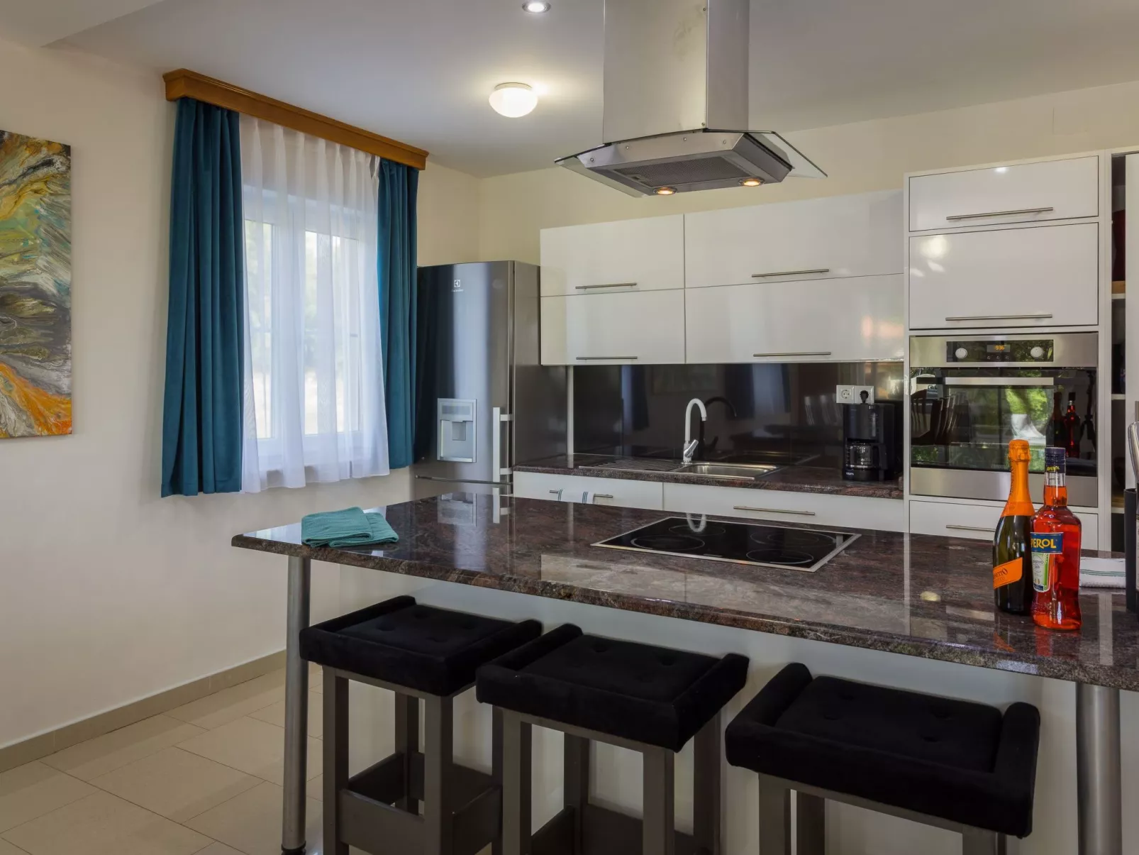 Villa Krase mit Pool-Dedans