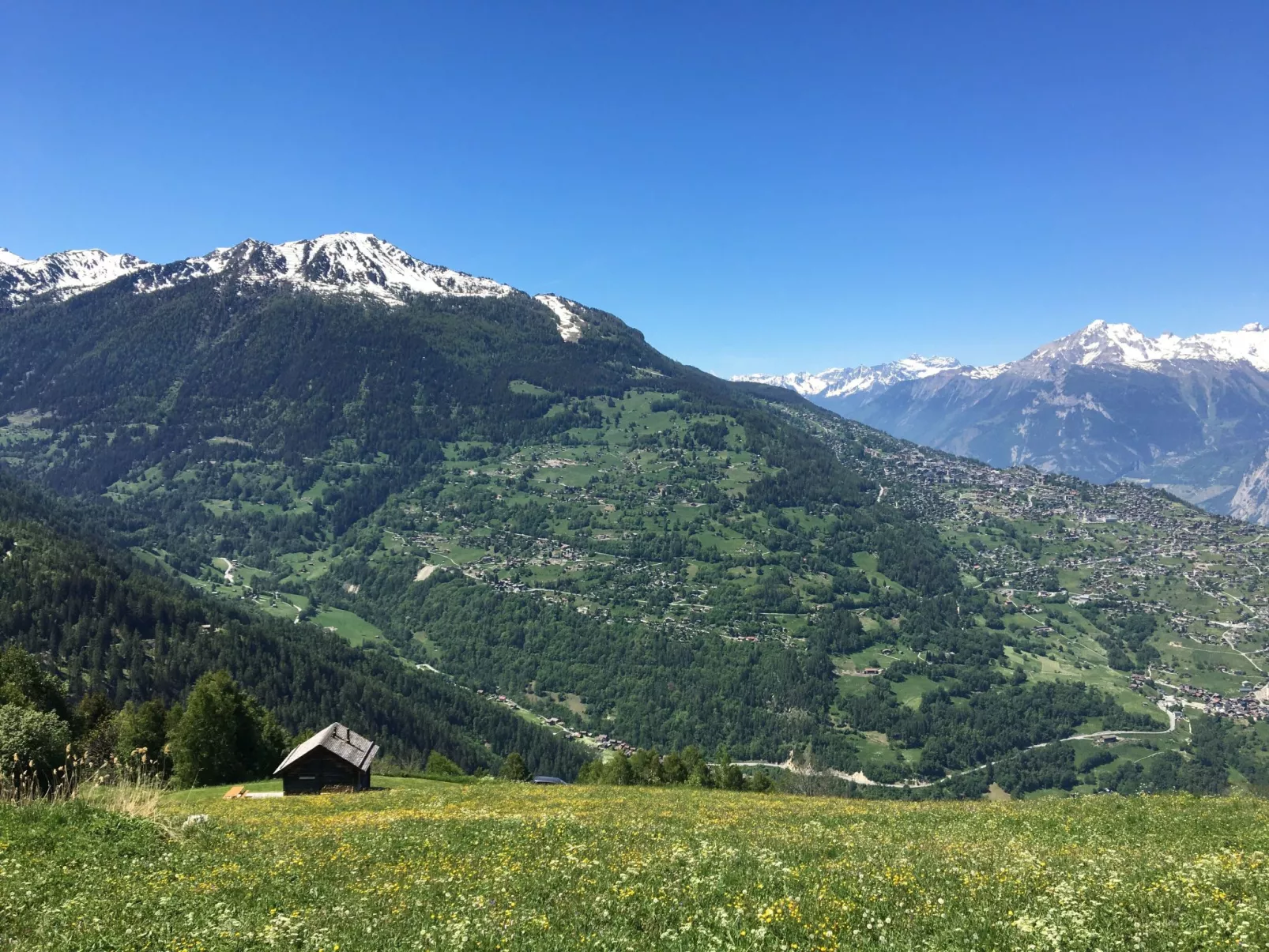 Alm Mayen im Wallis von 1904-Outside