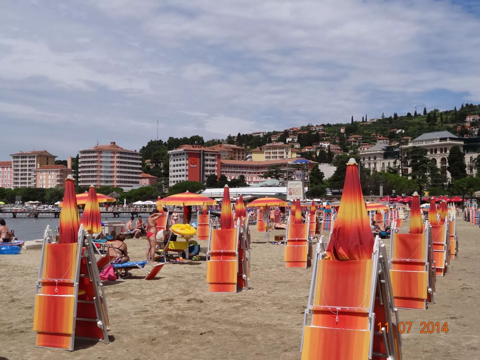 Appartement Deluxe mit Balkon und Meerblick-Dehors