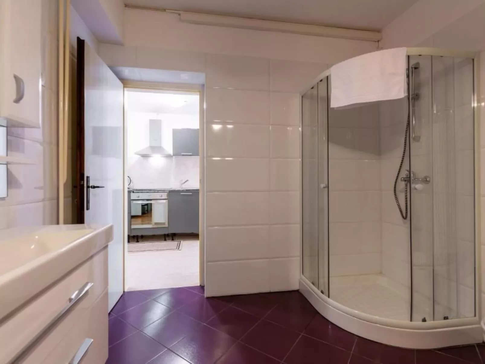 Wohnung in Lucija mit Garten-Drinnen