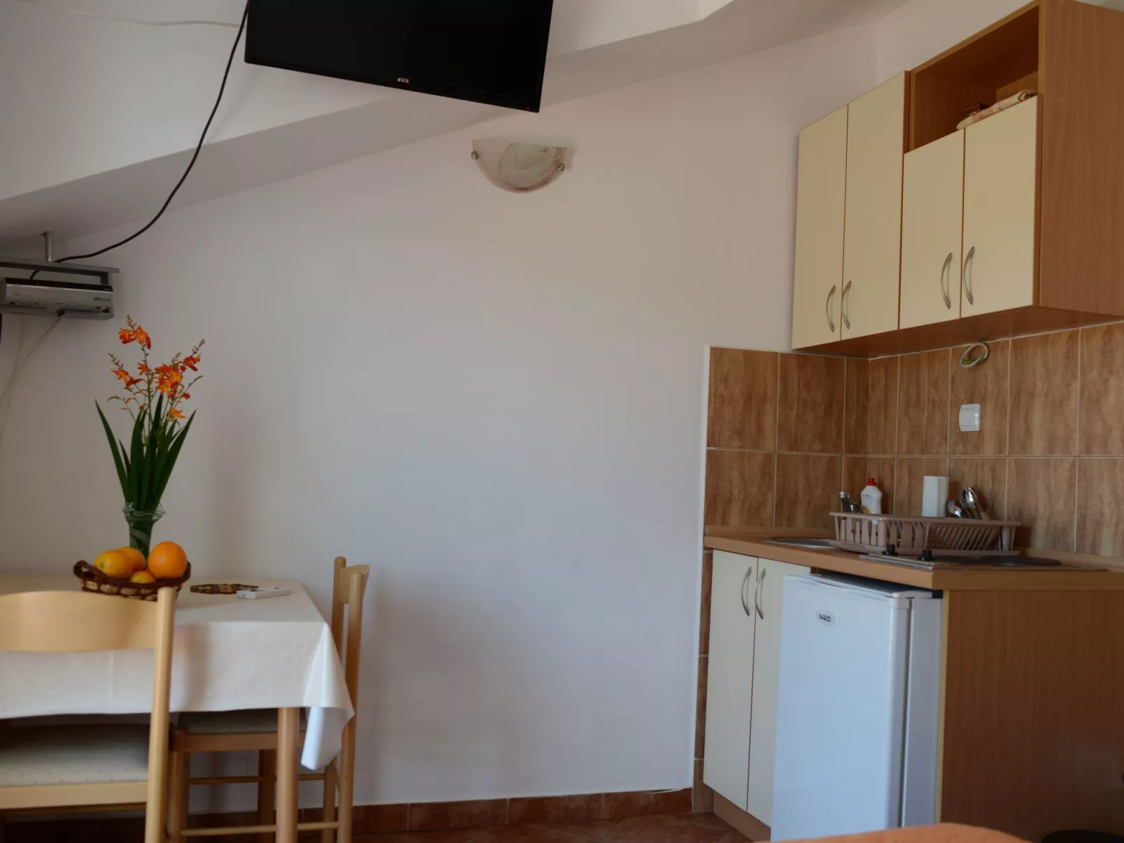 Studio mit Meerblick vom privaten Balkon - Dedans