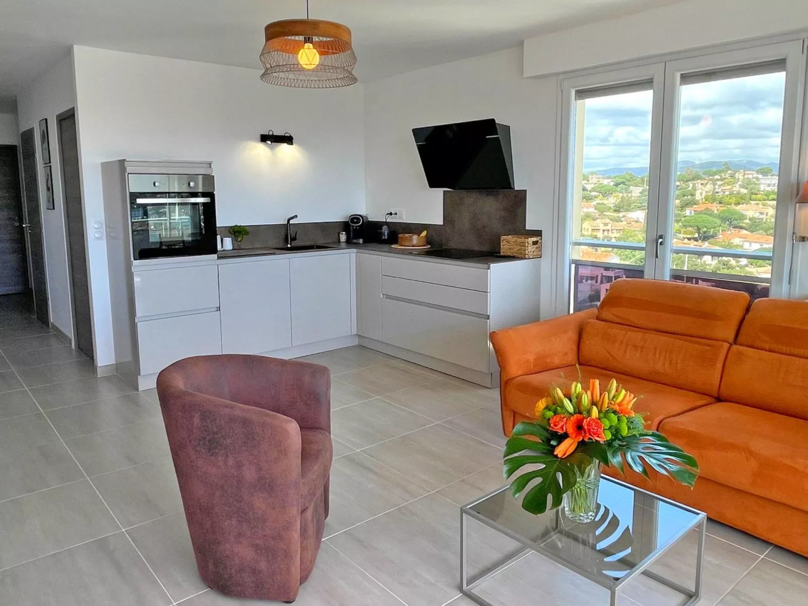 APT 4 pers - Residenz Swimmingpool - Klimaanlage - Meerblick-Drinnen