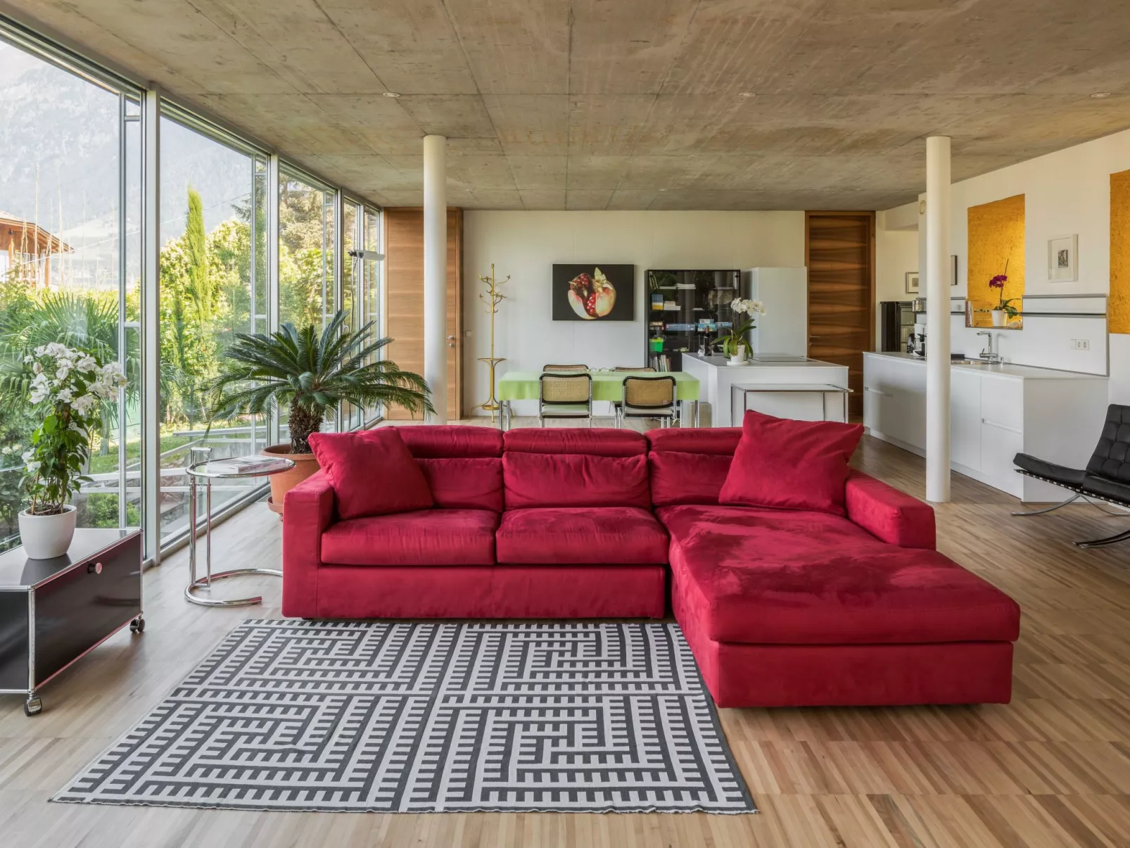 Appartement in Schenna mit Botanischem Garten-Dedans