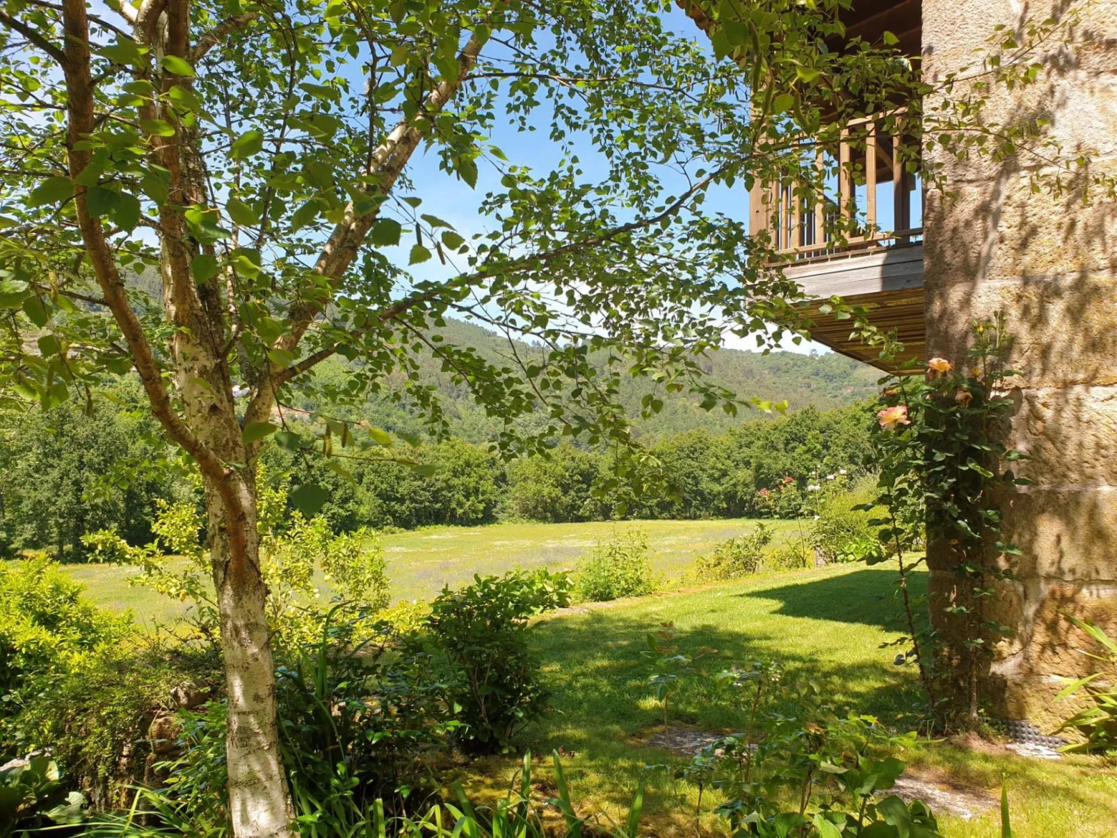 Haus jenseits des Flusses-Draußen