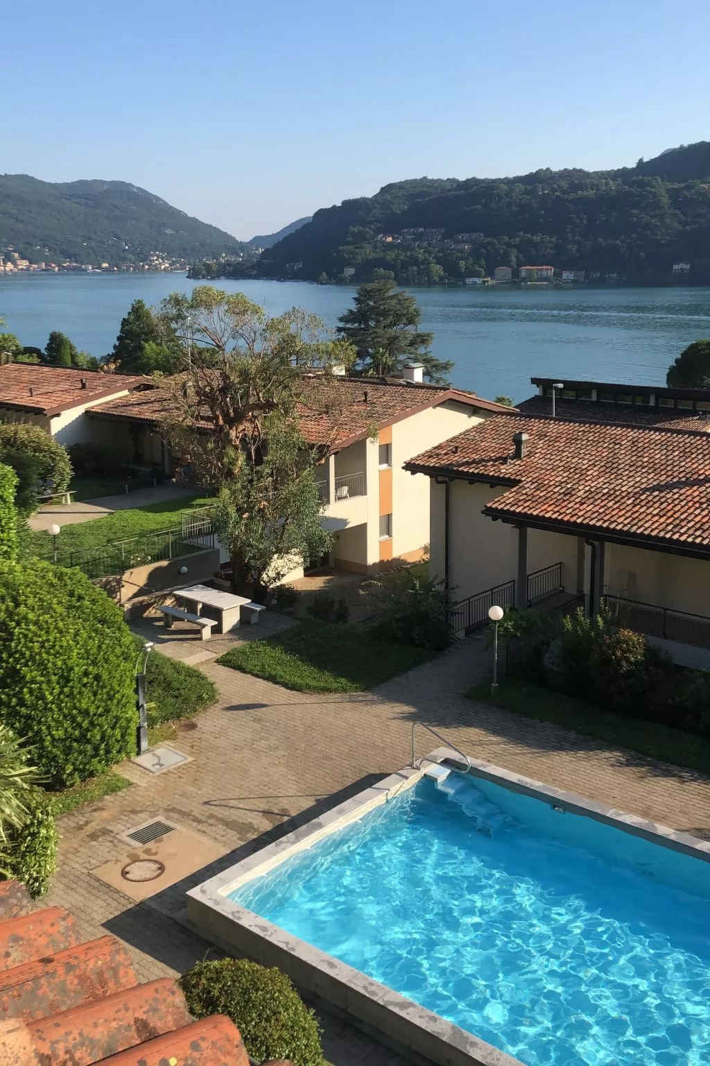 3.5 Zi - Ferienwohnung Miralago Morcote-Outside