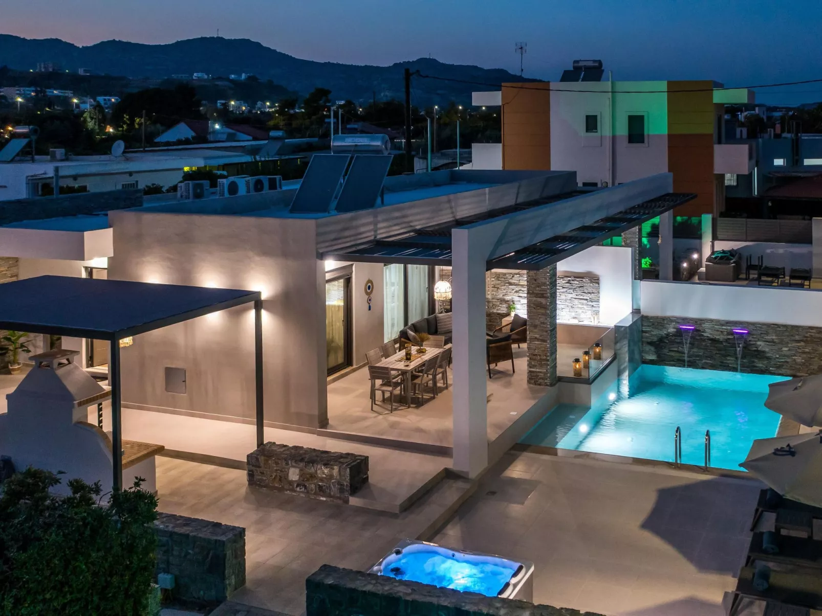 Maro Luxus-Villa-Dedans