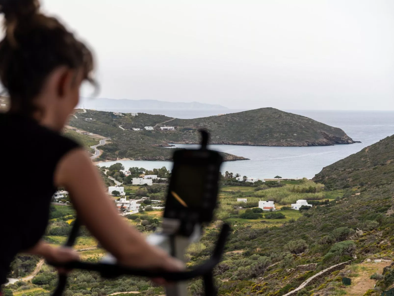 Villa mit Blick auf das Wasser-Dehors
