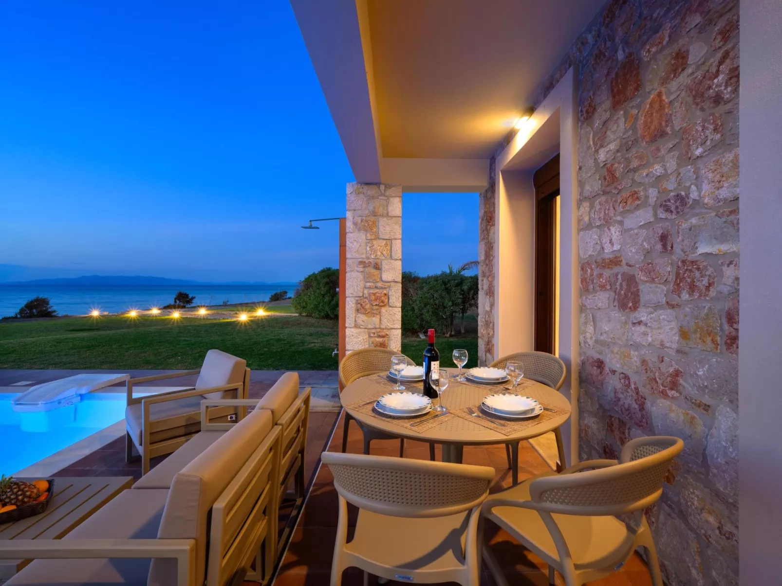 Wunderschöne Steinvilla Attalos-Dehors