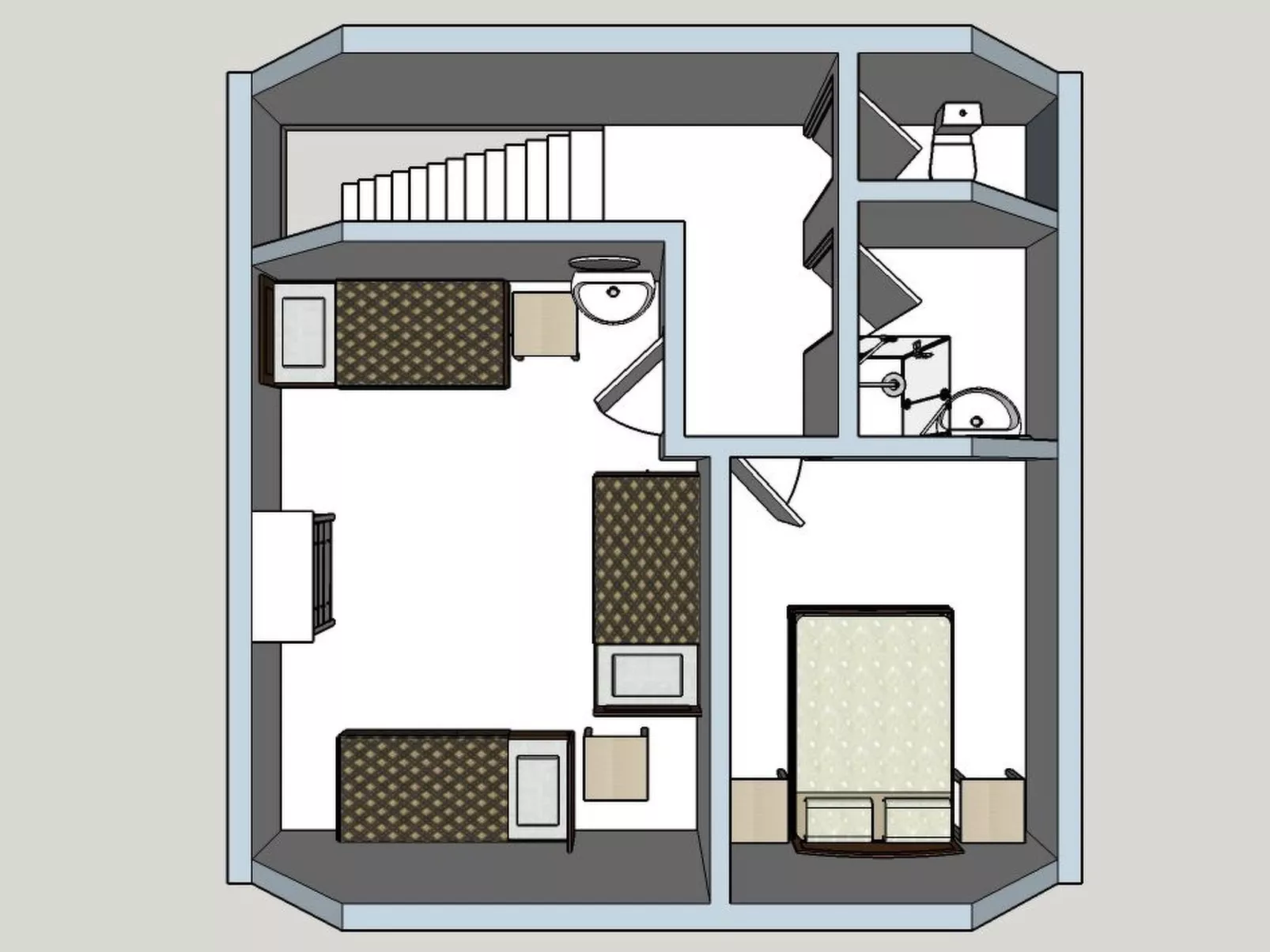 Gîte für fünf Personen-Inside
