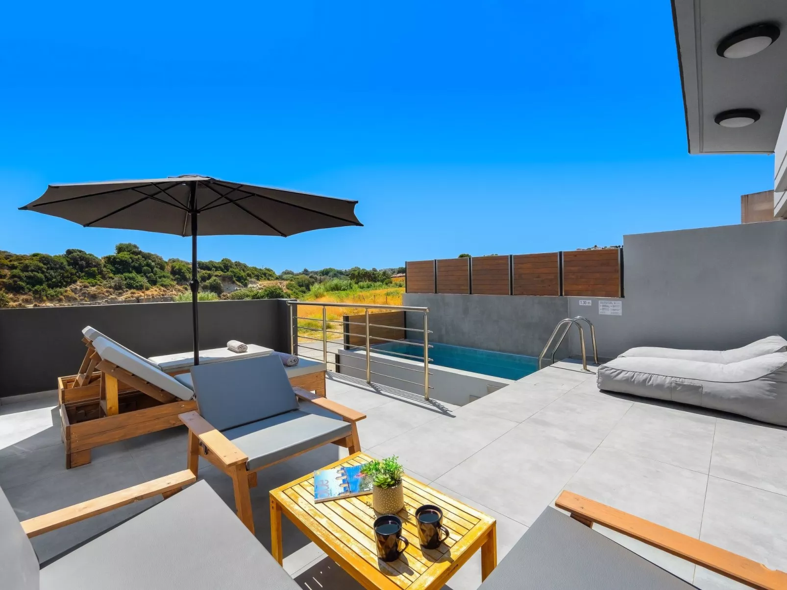 Armonikon Pool Villa 1-Dehors