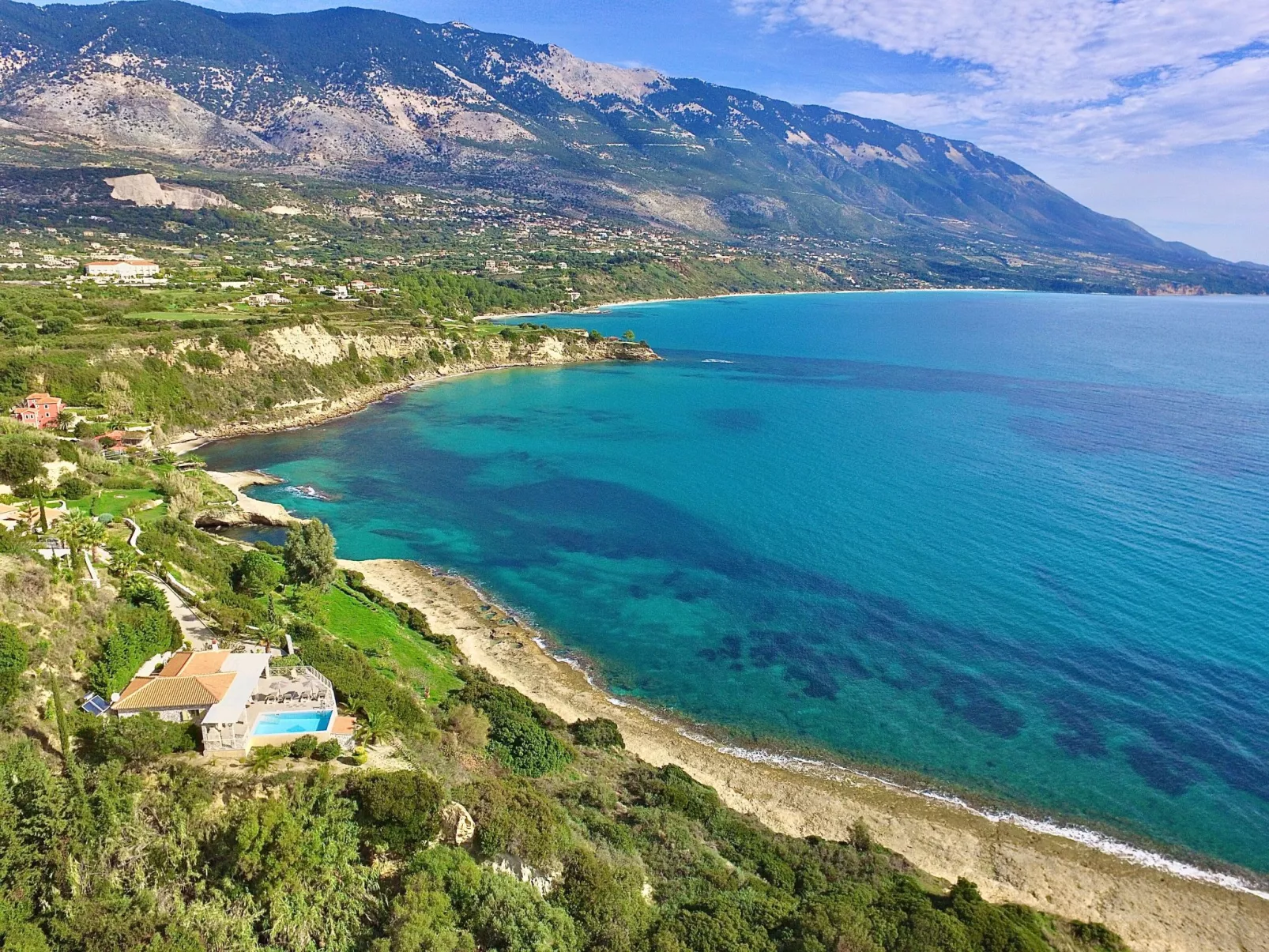 Steinvilla in Kefaloniaprivatevillas-Dehors