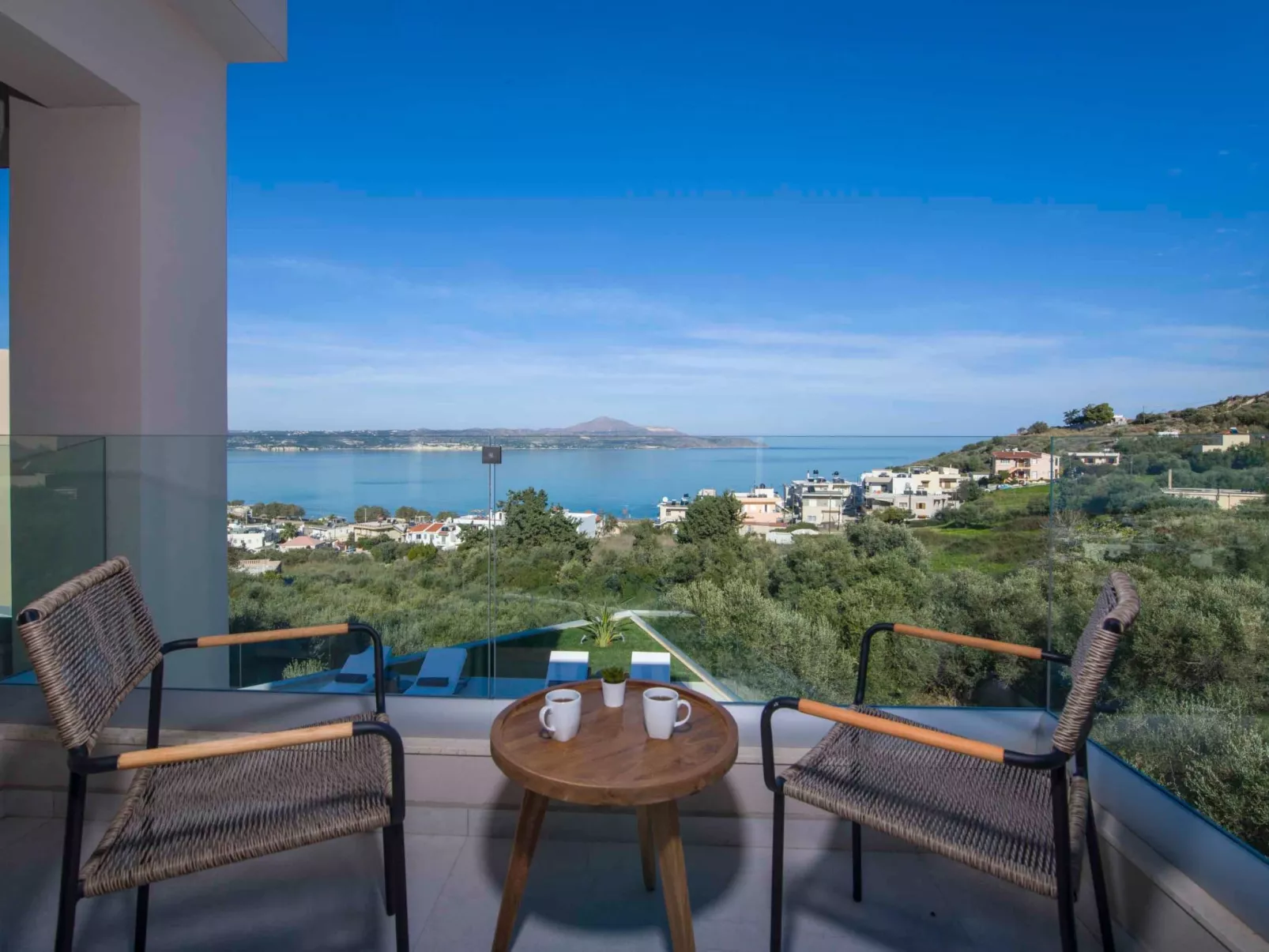 Kalyves Royal Villa-''Gratis''beheizter Pool, Fitnessraum, Meerblick-Drinnen