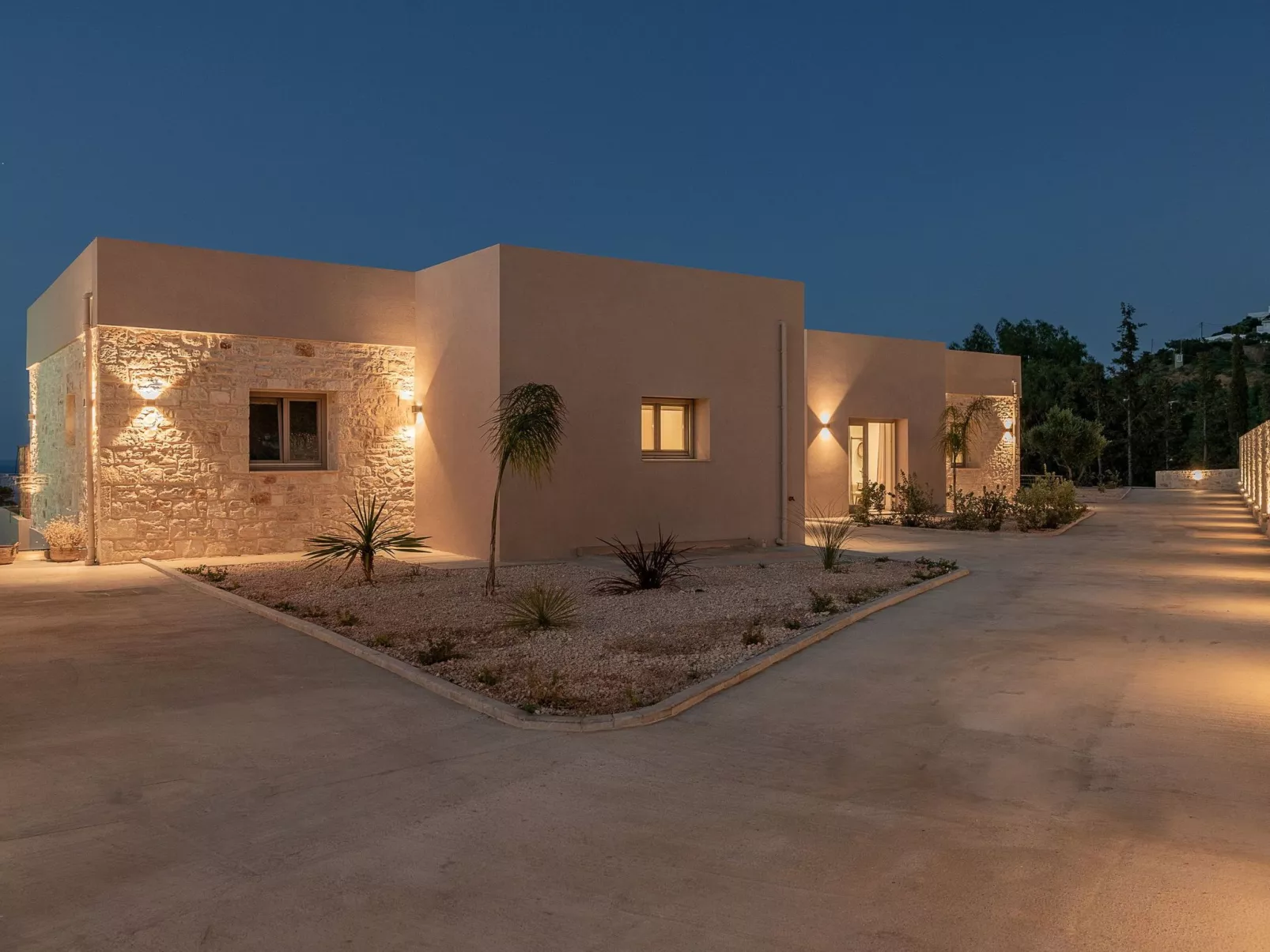 Haus in Gazi mit privatem Parkplatz und herrlicher Aussicht-Draußen