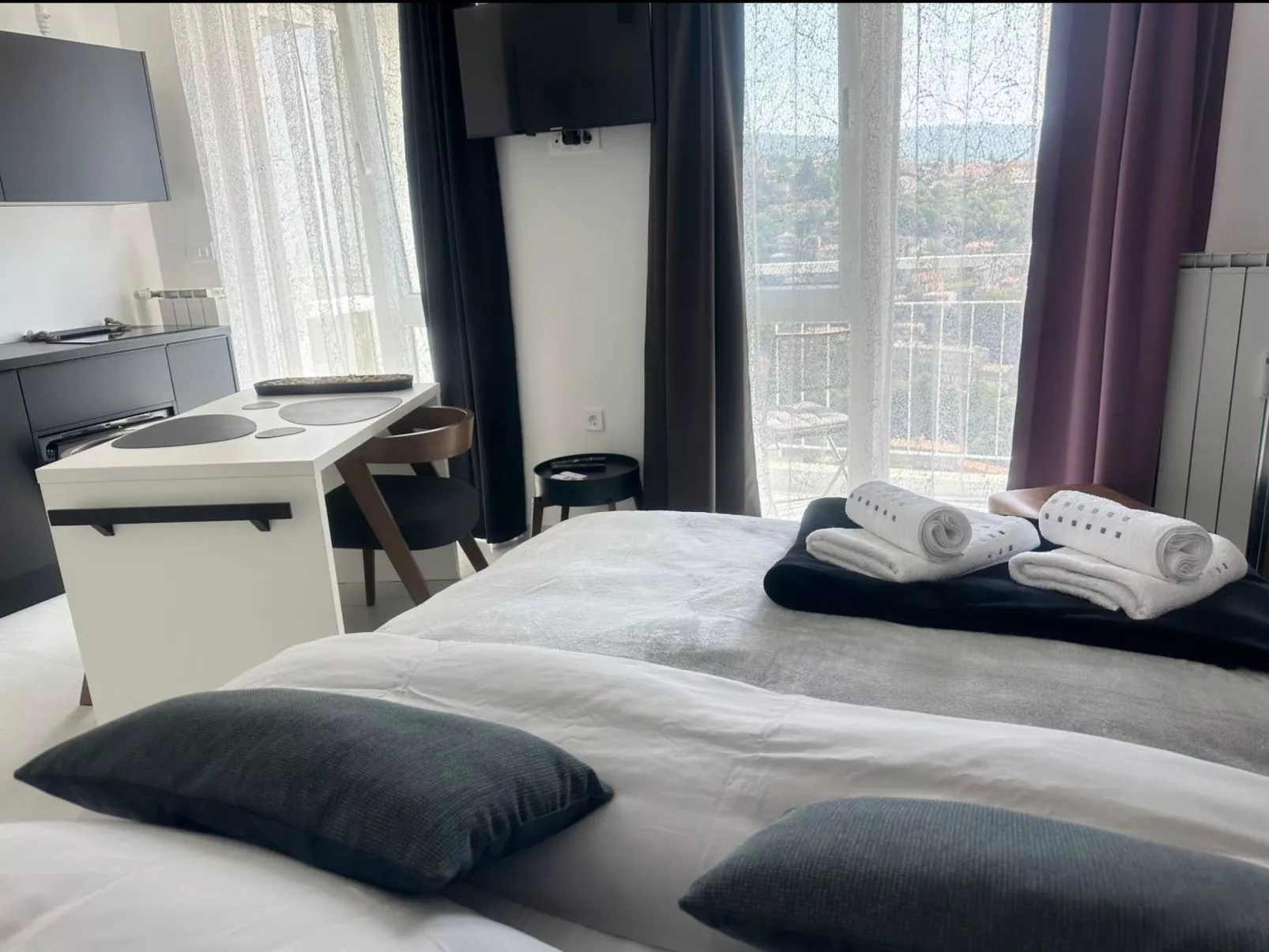 Fiorino Apartment-Studio Rijeka mit Balkon-Inside