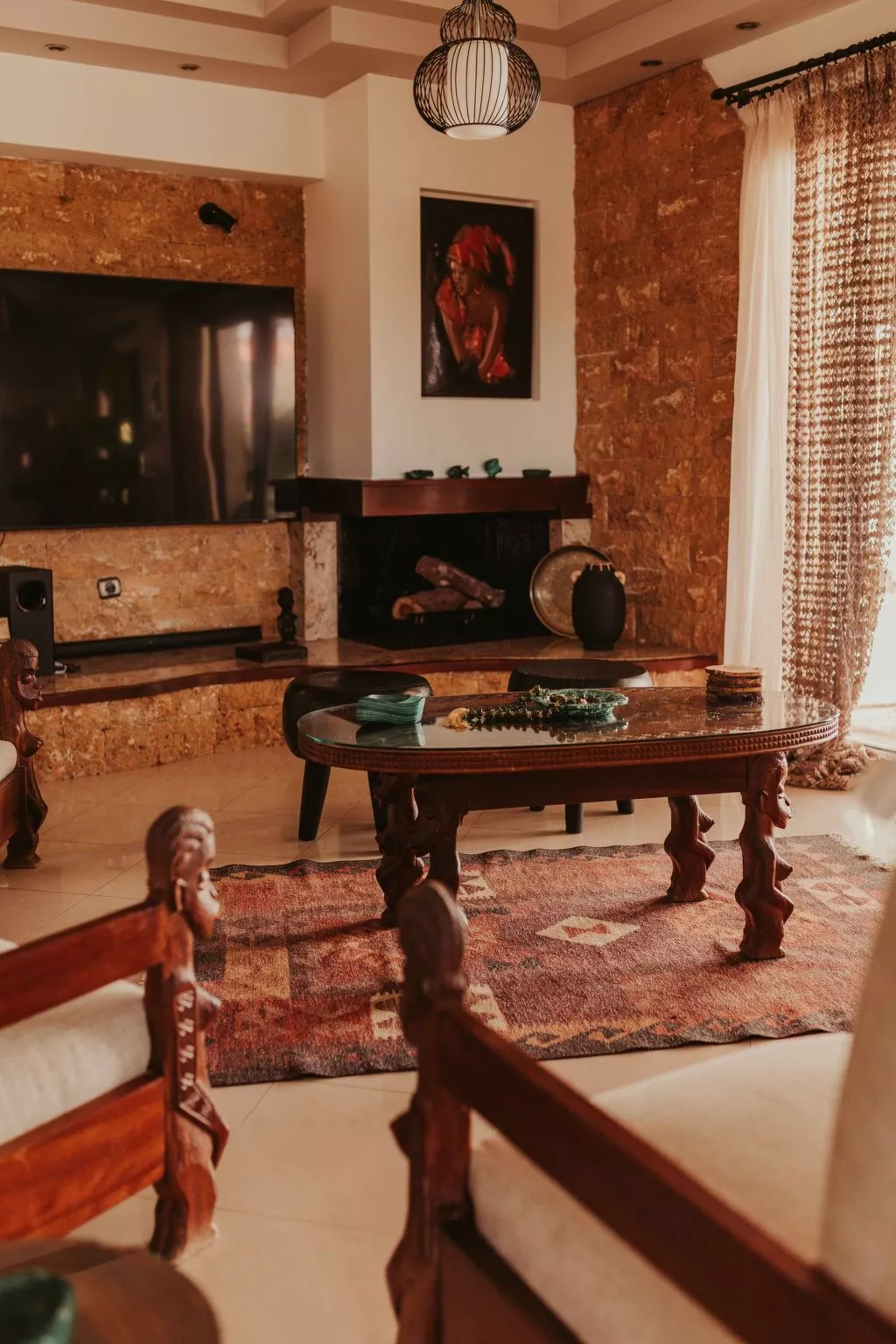 Villa Maya mit Pool und Bergblick-Dedans